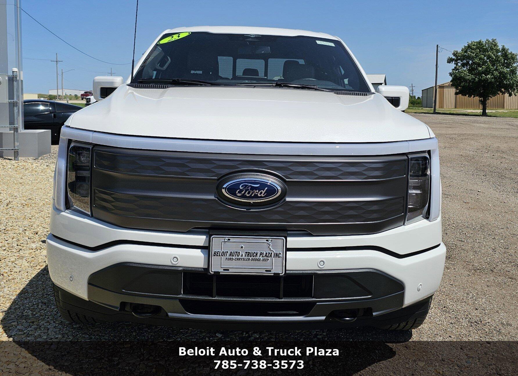 Used 2023 Ford F-150 Lightning Lariat with VIN 1FTVW1EL9PWG33357 for sale in Beloit, KS