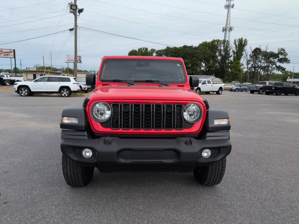 Used 2024 Jeep Wrangler 4-Door Sport S with VIN 1C4PJXDN6RW268538 for sale in Meridian, MS