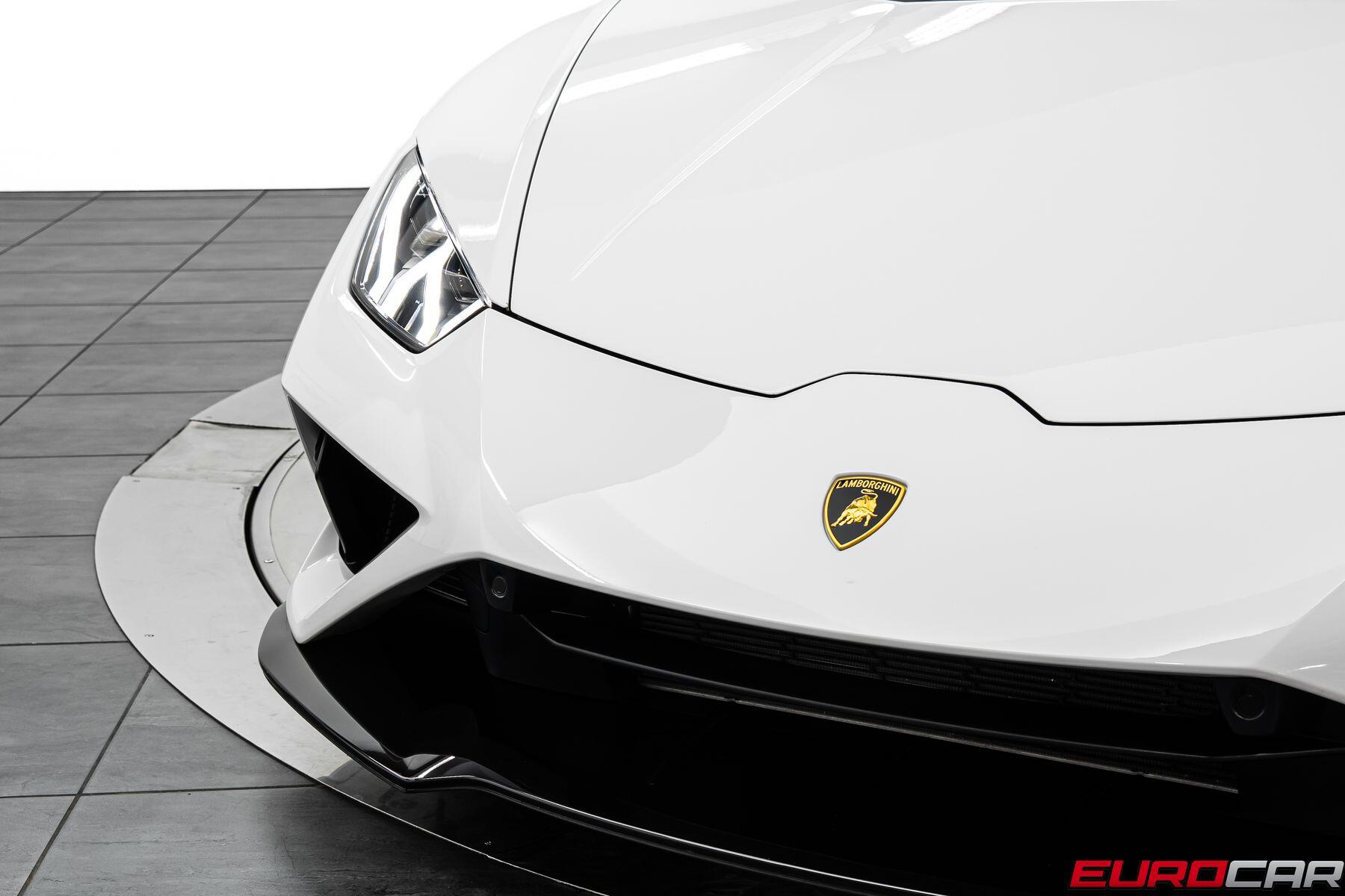 2023 Lamborghini Huracan EVO Spyder RWD *60TH ANNIVERSARY EDITION * FULL PPF* in a Bianco Icarus Metallic exterior color and Blackinterior. Eurocars OC 949-722-7121 eurocaroc.com 