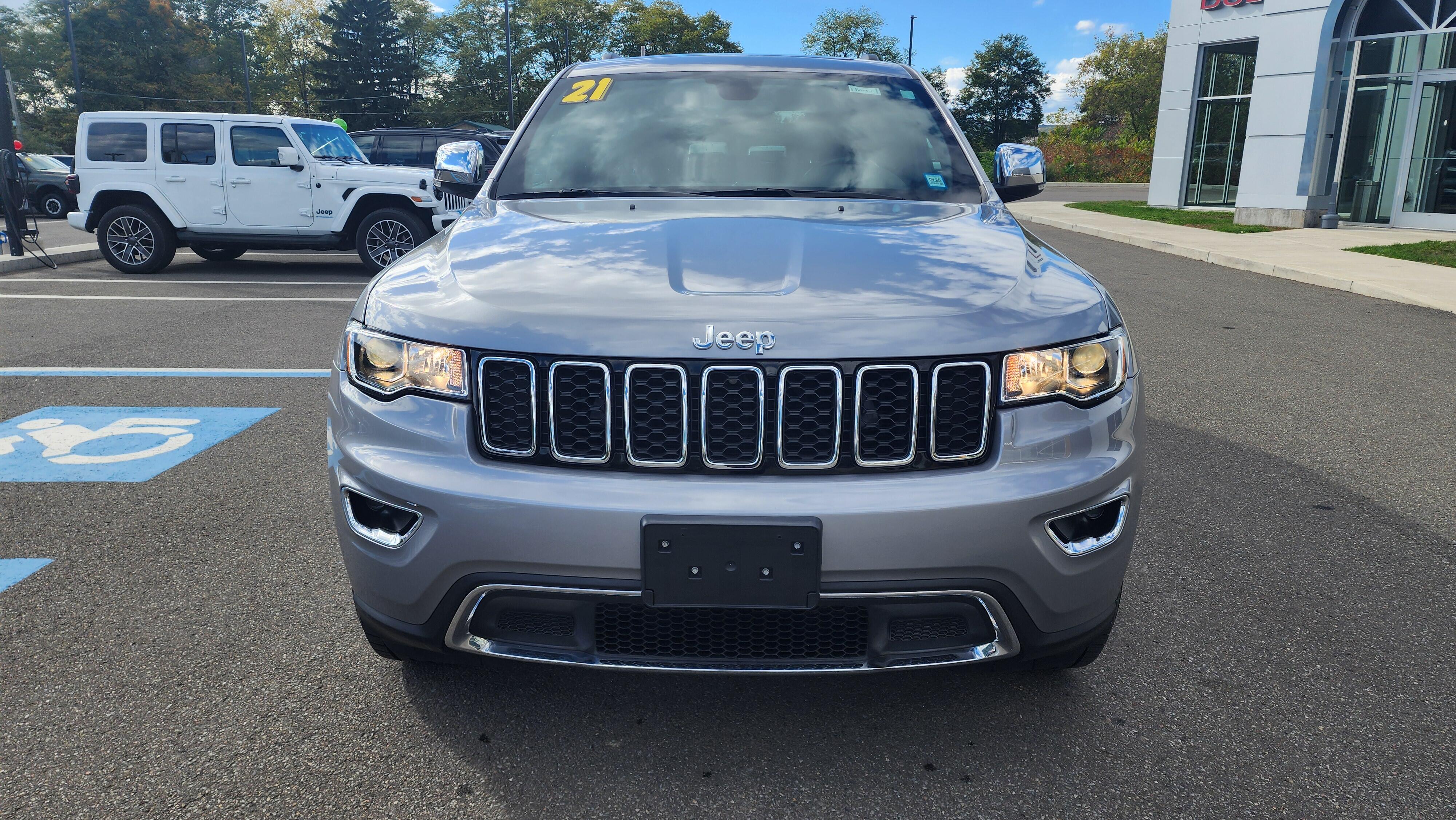 Used 2021 Jeep Grand Cherokee Limited with VIN 1C4RJFBG8MC566073 for sale in Elmira, NY