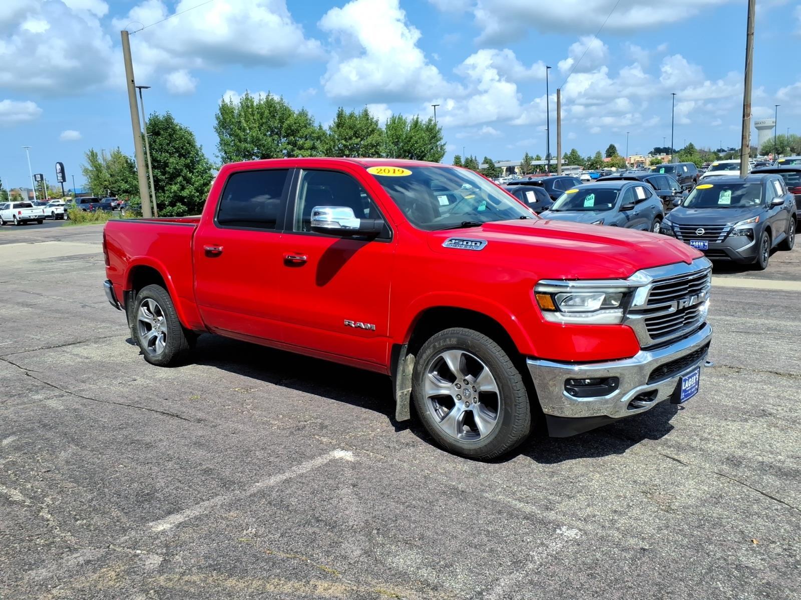 Used 2019 RAM Ram 1500 Pickup Laramie with VIN 1C6SRFJT4KN547425 for sale in Mankato, Minnesota