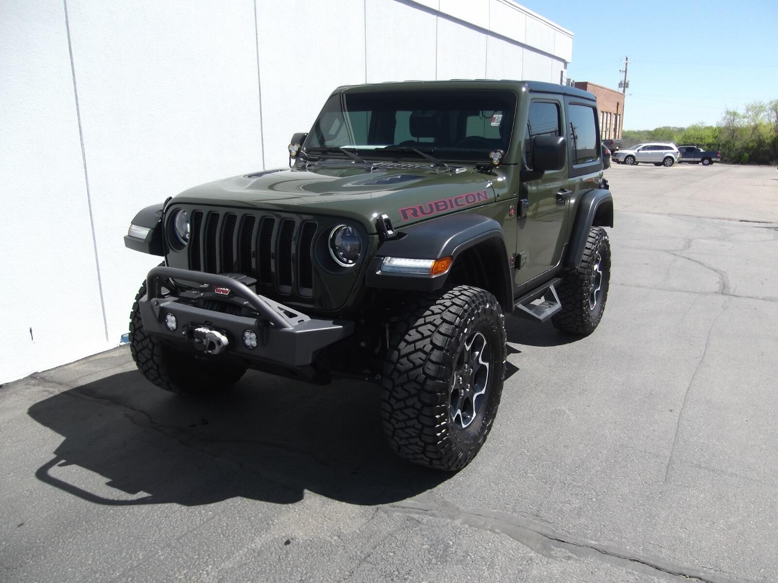 Used 2023 Jeep Wrangler 2-Door Rubicon with VIN 1C4HJXCG8PW681338 for sale in Kansas City