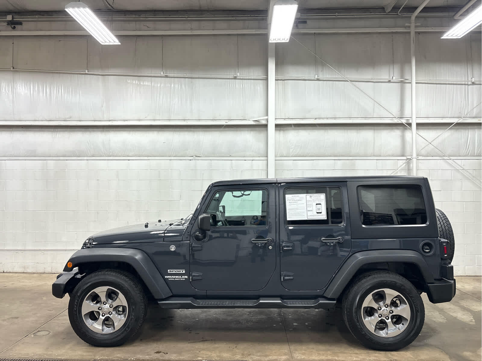 Used 2017 Jeep Wrangler Unlimited Sport S with VIN 1C4BJWDG3HL632081 for sale in Wilmington, OH