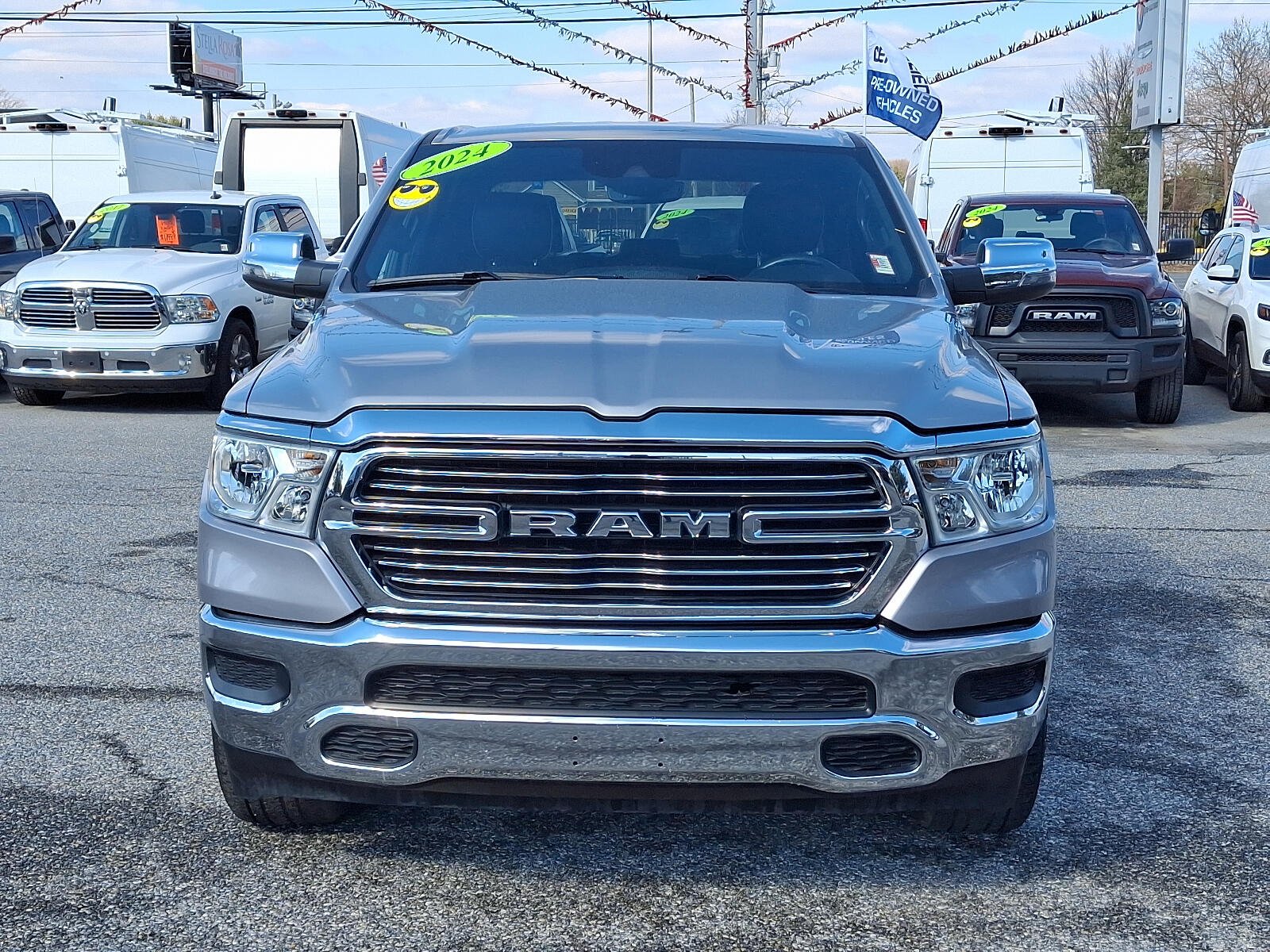 Used 2024 RAM Ram 1500 Pickup Laramie with VIN 1C6SRFJT0RN232440 for sale in New Castle, DE