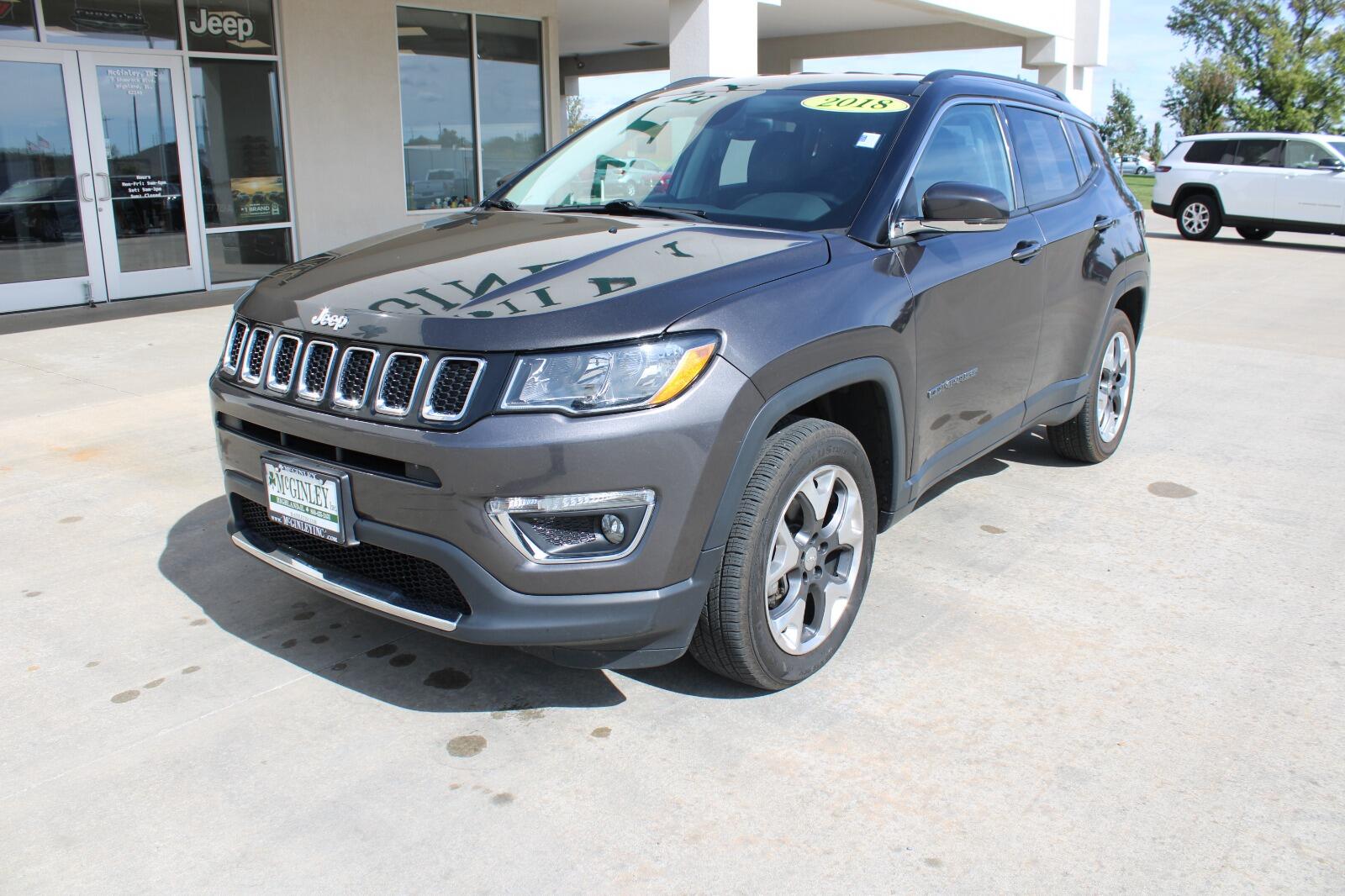 Used 2018 Jeep Compass Limited with VIN 3C4NJDCB0JT396197 for sale in Highland, IL