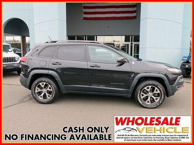 Used 2015 Jeep Cherokee Trailhawk with VIN 1C4PJMBS6FW574044 for sale in New Britain, CT