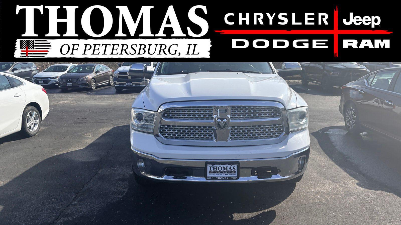 Used 2014 RAM Ram 1500 Laramie with VIN 1C6RR7NT0ES366052 for sale in Petersburg, IL