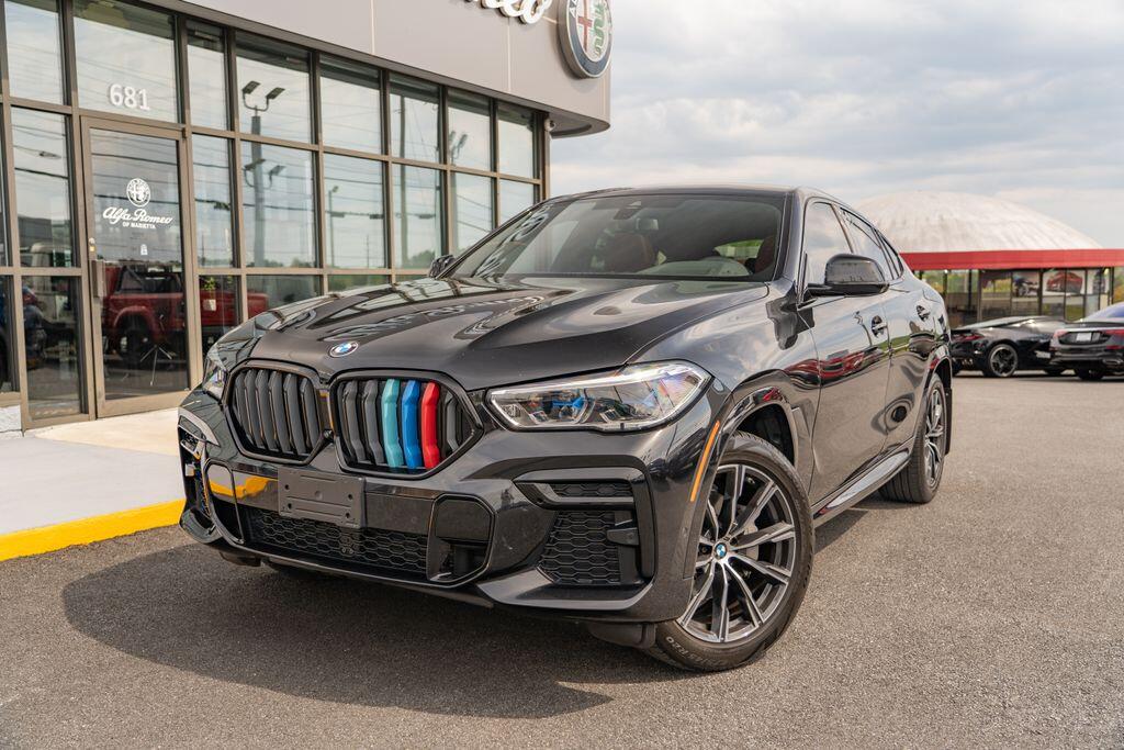 Used 2022 BMW X6 40i with VIN 5UXCY6C02N9M61075 for sale in Marietta, GA