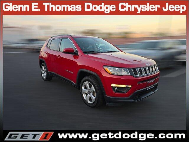 Used 2020 Jeep Compass Latitude with VIN 3C4NJCBB0LT166173 for sale in Signal Hill, CA