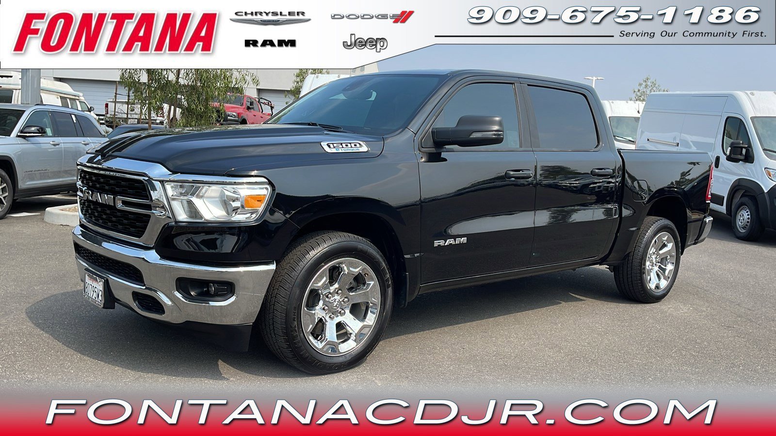 Used 2023 RAM Ram 1500 Pickup Big Horn/Lone Star with VIN 1C6RREFG0PN664446 for sale in Fontana, CA