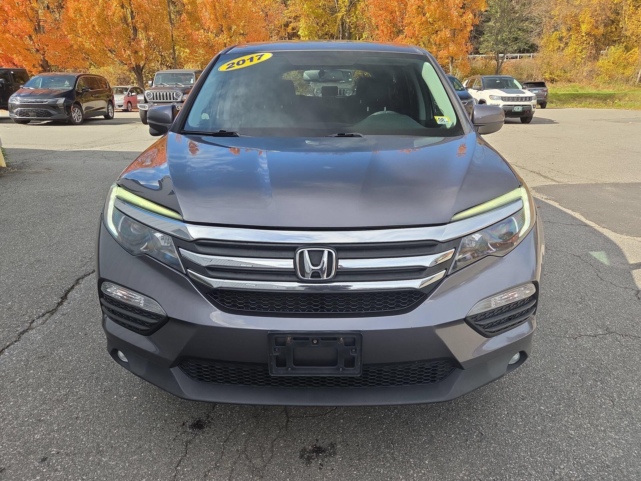 Used 2017 Honda Pilot EX-L with VIN 5FNYF6H53HB063000 for sale in Brattleboro, VT