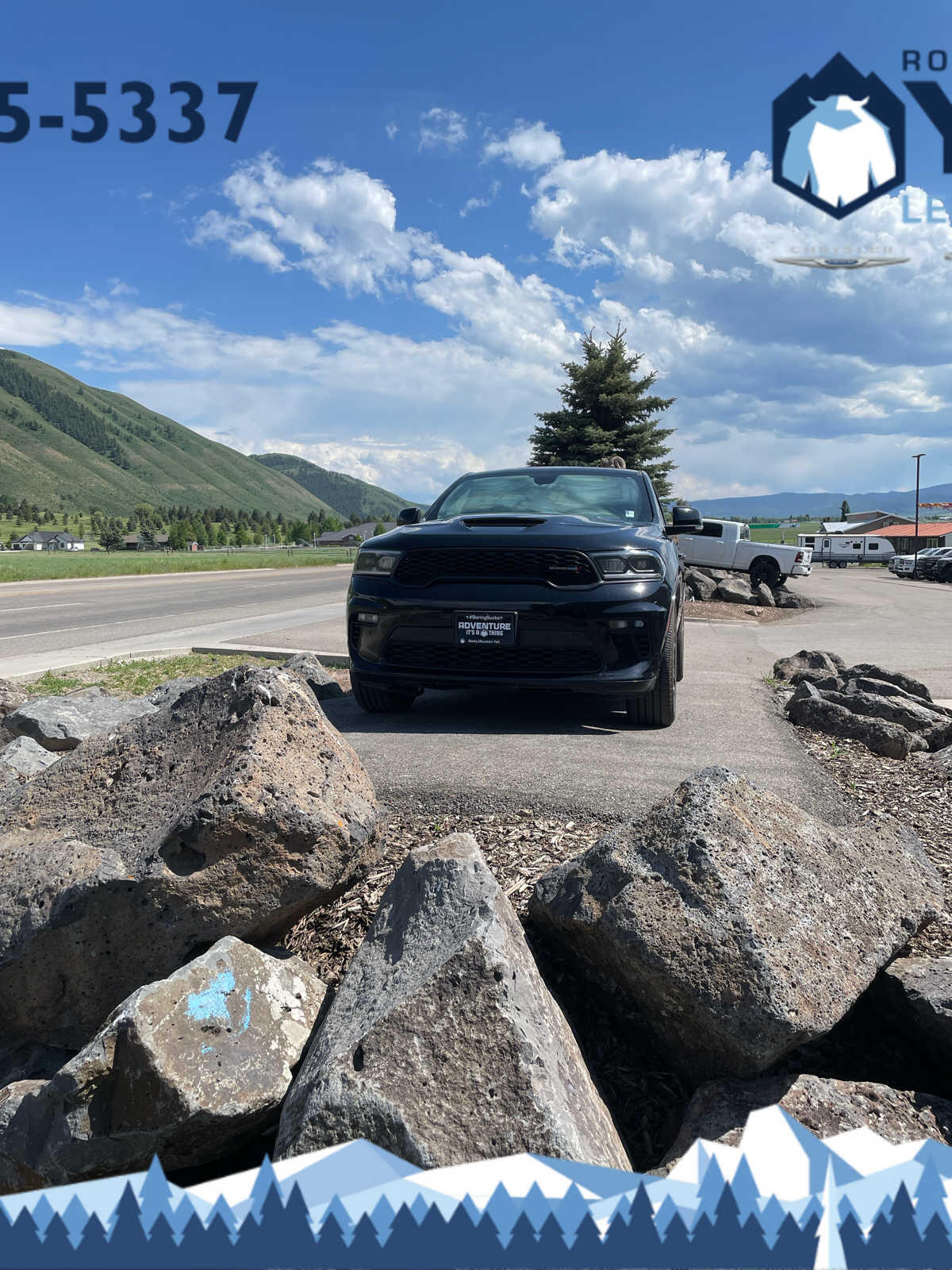 Used 2021 Dodge Durango R/T with VIN 1C4SDJCT5MC520644 for sale in Jackson, WY