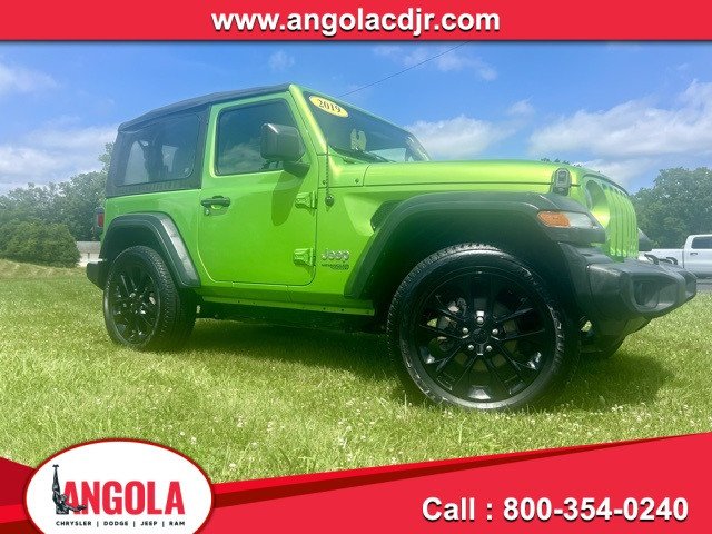 Used 2019 Jeep Wrangler Sport with VIN 1C4GJXAN3KW542739 for sale in Angola, IN
