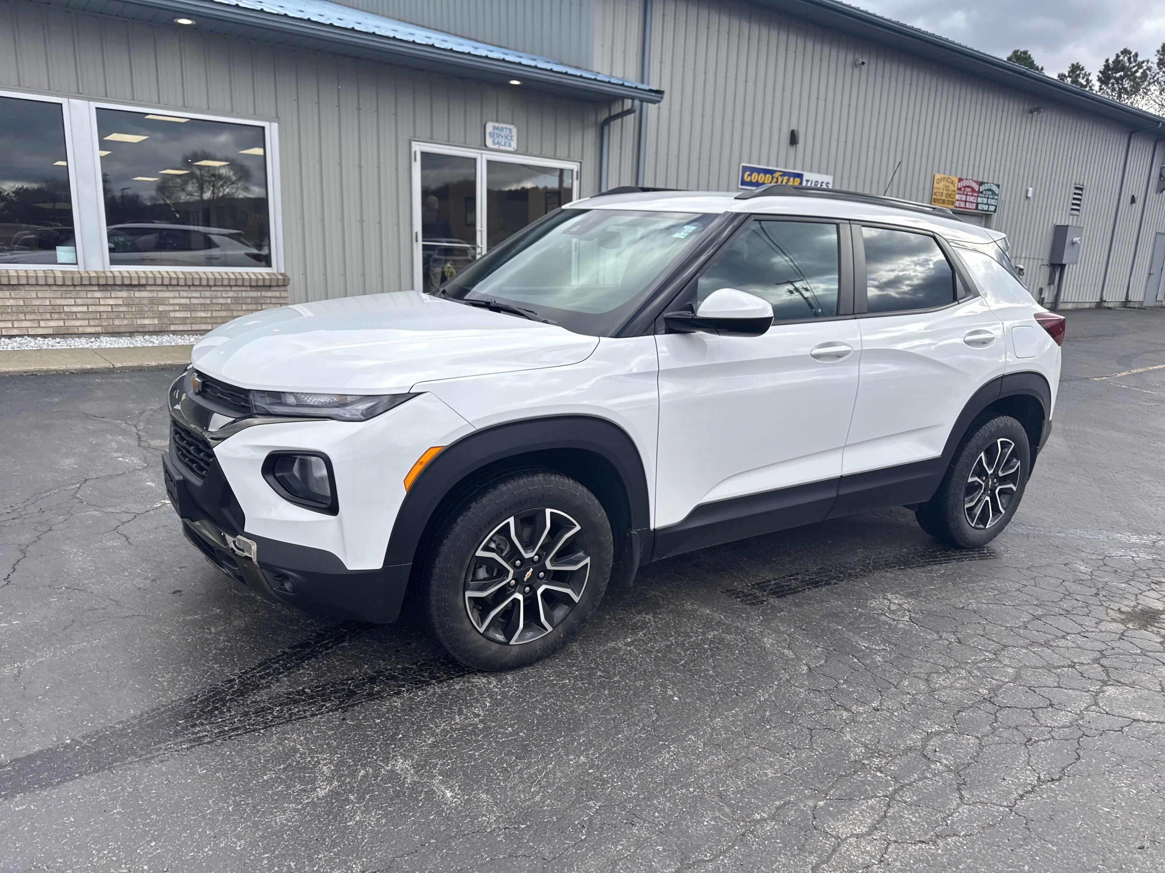 Used 2022 Chevrolet Trailblazer Activ with VIN KL79MSSL5NB127642 for sale in Dansville, NY