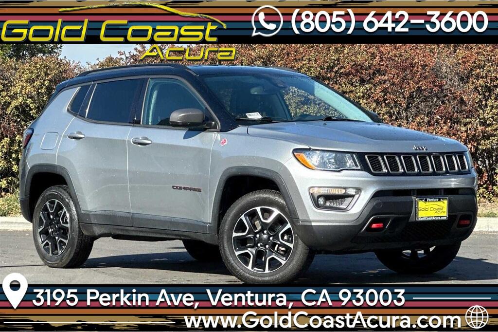 Used 2021 Jeep Compass Trailhawk with VIN 3C4NJDDB5MT564502 for sale in Ventura, CA