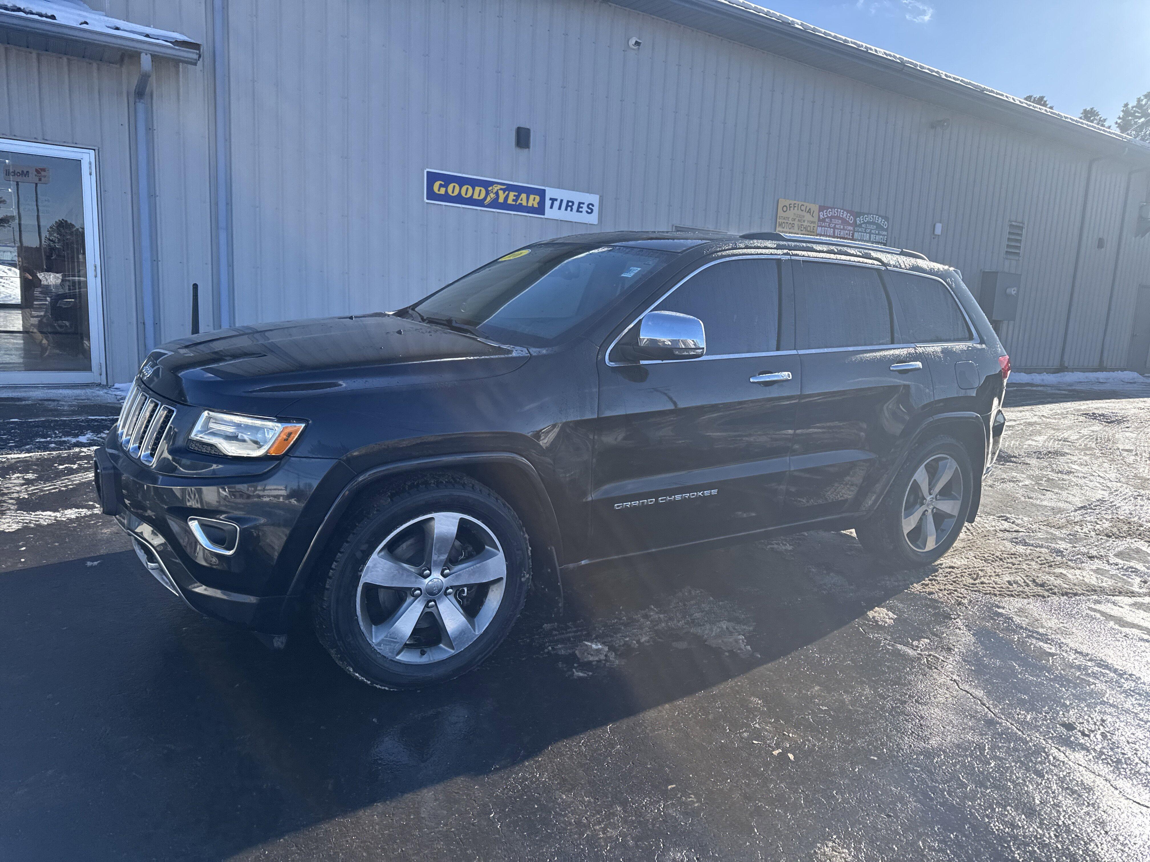 Used 2016 Jeep Grand Cherokee Overland with VIN 1C4RJFCT7GC312242 for sale in Dansville, NY