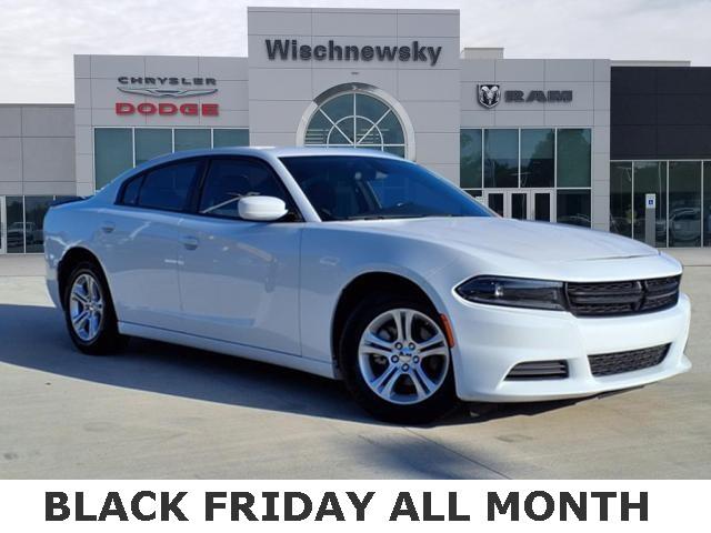 Used 2022 Dodge Charger SXT with VIN 2C3CDXBG3NH201001 for sale in Huntsville, TX