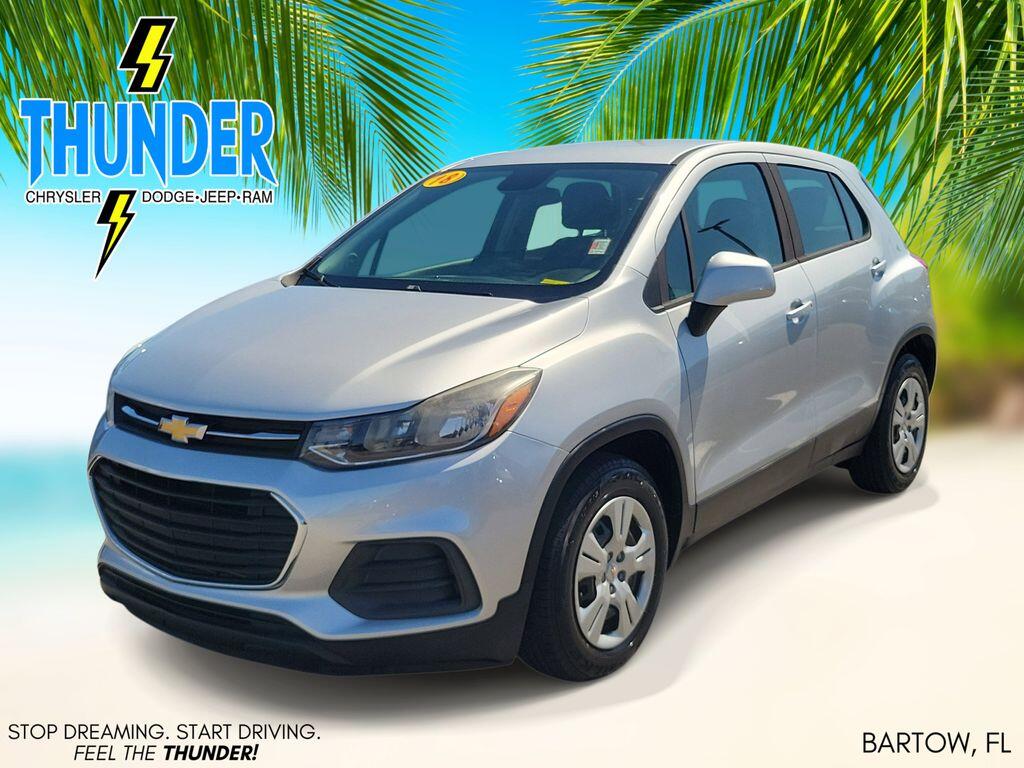 Used 2018 Chevrolet Trax LS with VIN 3GNCJKSB5JL221108 for sale in Bartow, FL