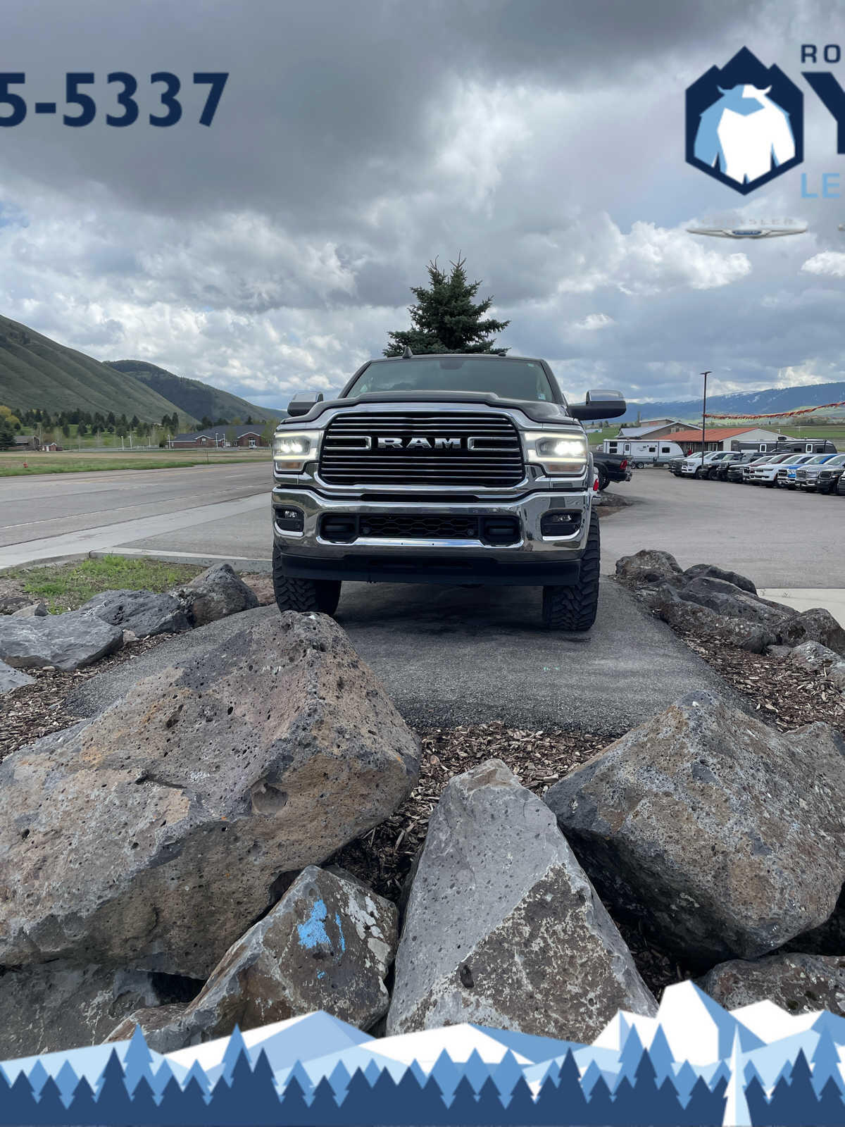 Used 2020 RAM Ram 2500 Pickup Laramie with VIN 3C6UR5NL0LG284244 for sale in Jackson, WY