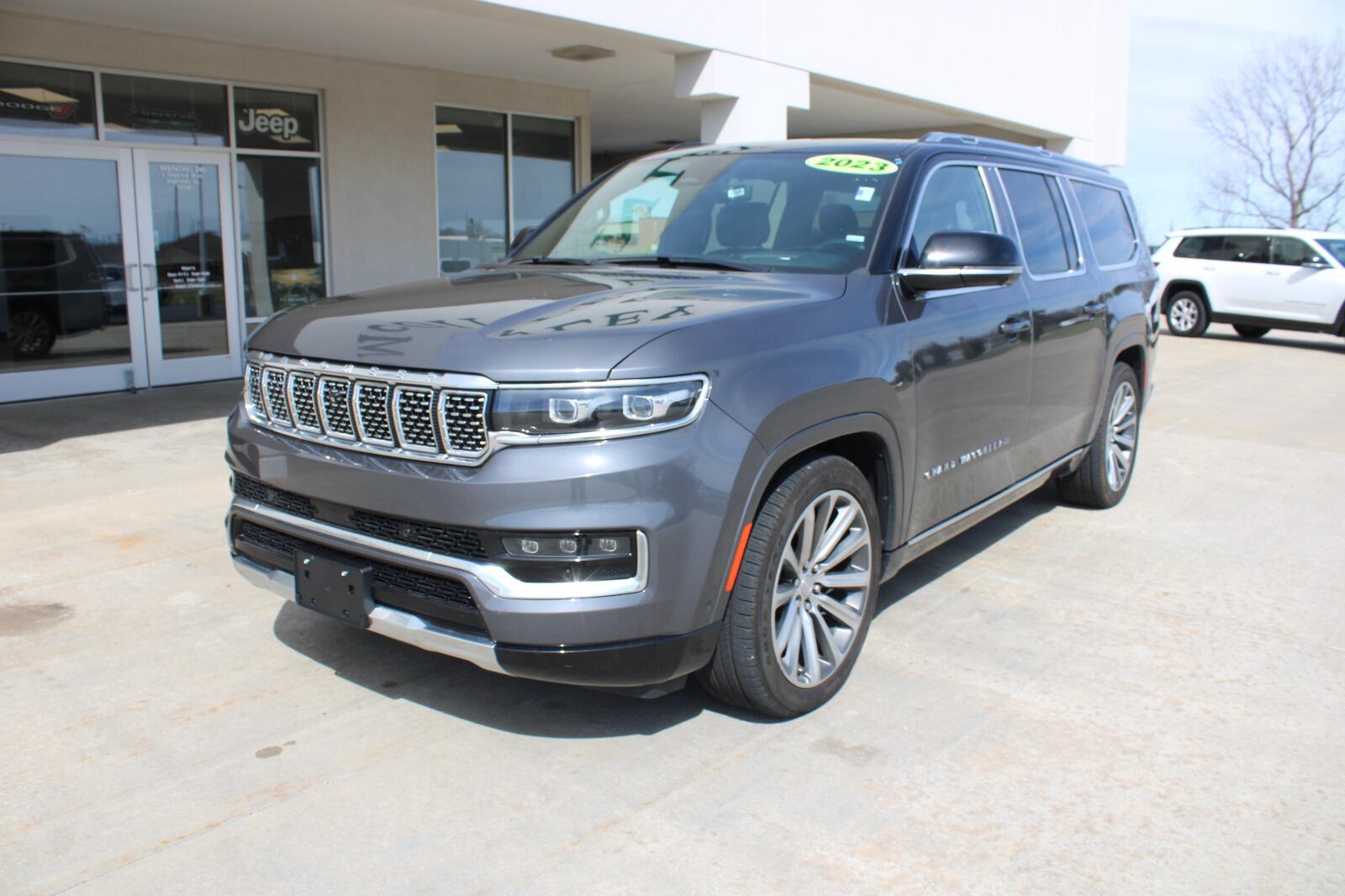 Certified 2023 Jeep Grand Wagoneer L Series II with VIN 1C4SJSFP4PS578106 for sale in Highland, IL