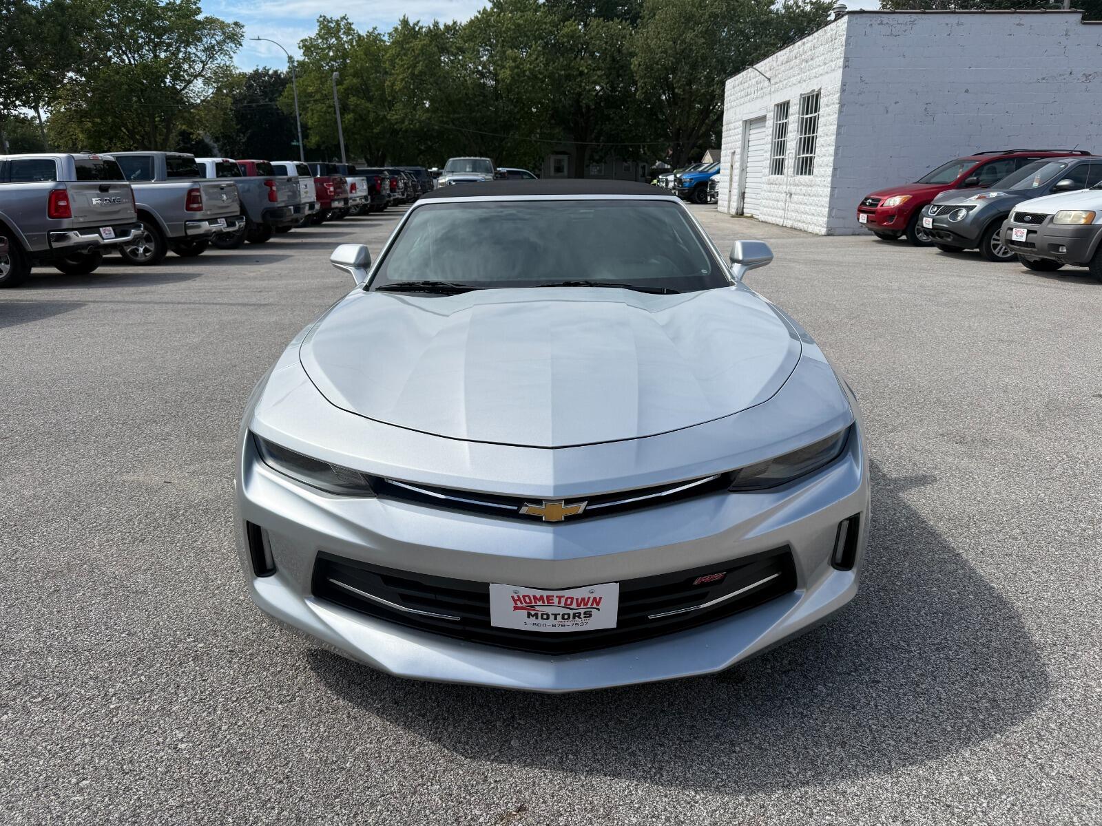 Used 2017 Chevrolet Camaro 1LT with VIN 1G1FB3DS6H0163466 for sale in Rockwell City, IA