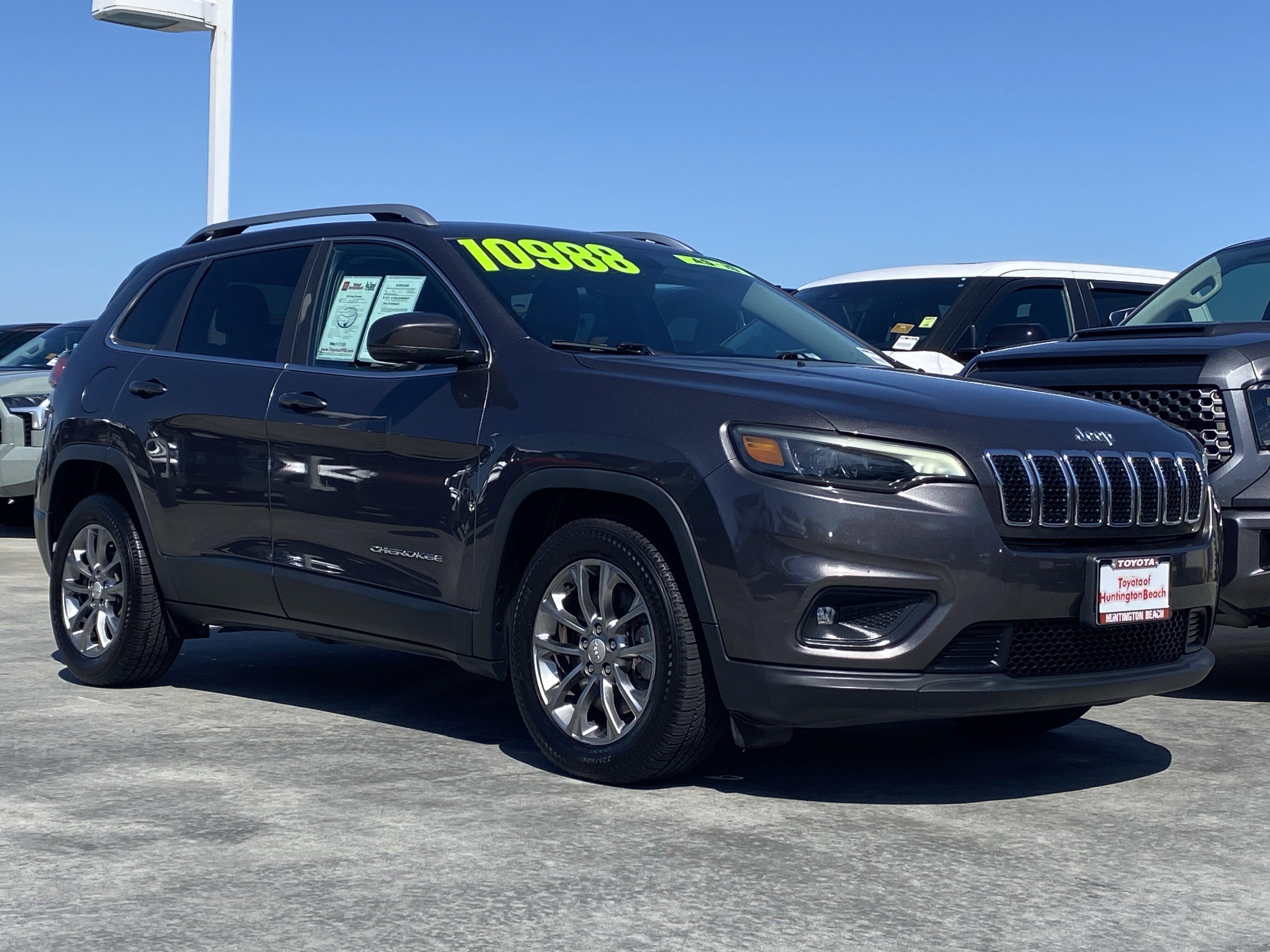Used 2019 Jeep Cherokee Latitude Plus with VIN 1C4PJLLB4KD332626 for sale in Huntington Beach, CA