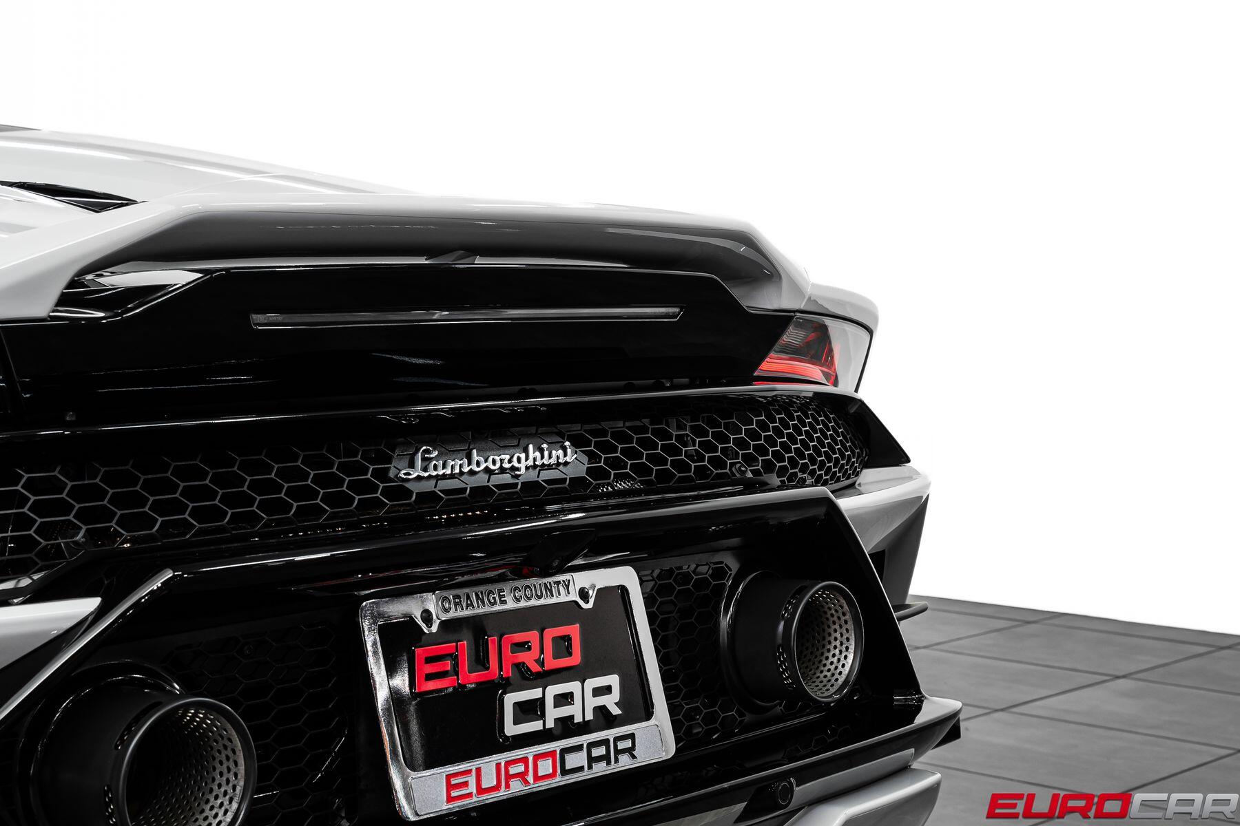 2023 Lamborghini Huracan EVO Spyder RWD *60TH ANNIVERSARY EDITION * FULL PPF* in a Bianco Icarus Metallic exterior color and Blackinterior. Eurocars OC 949-722-7121 eurocaroc.com 