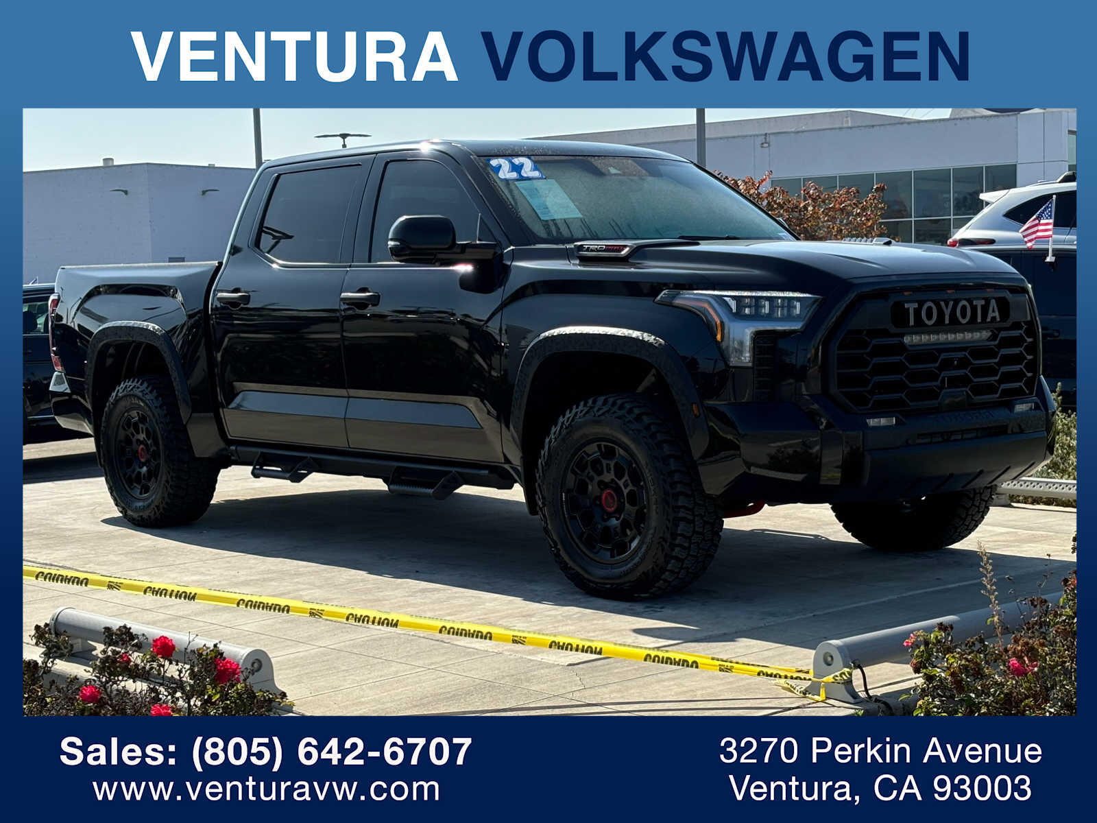 Used 2022 Toyota Tundra TRD Pro with VIN 5TFPC5DB1NX008475 for sale in Ventura, CA