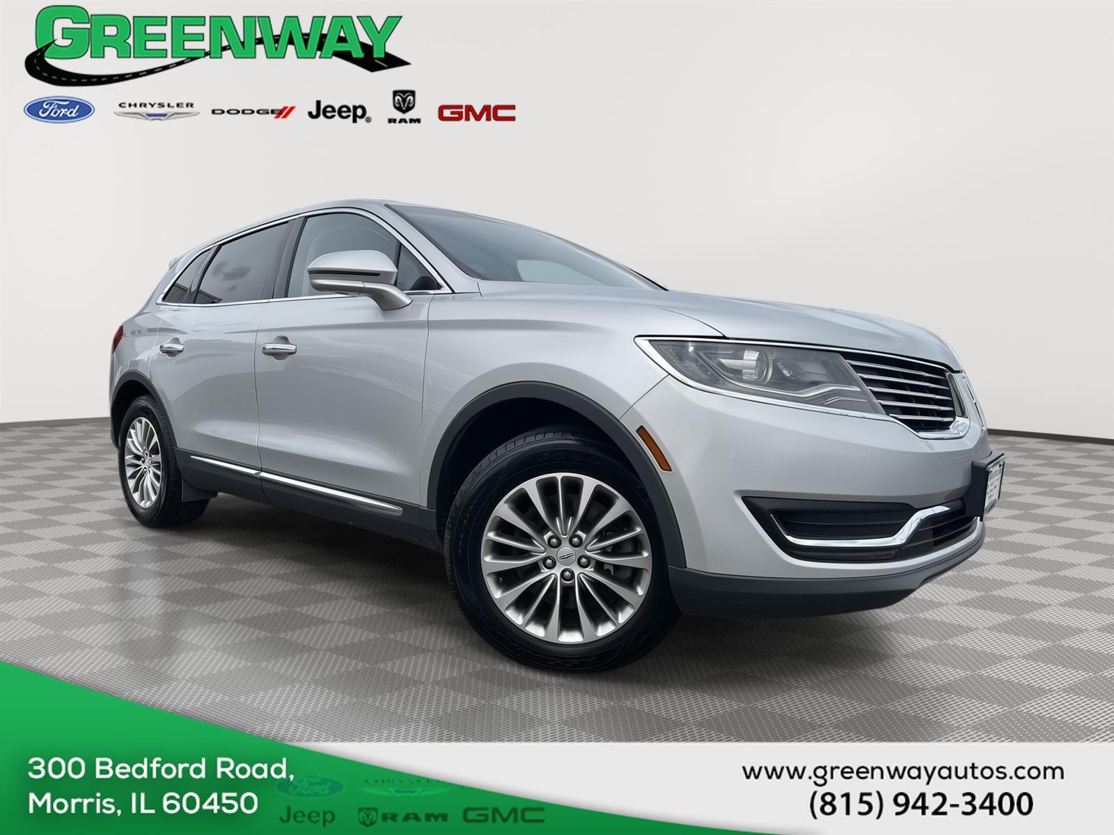 Used 2016 Lincoln MKX Select with VIN 2LMTJ6KR8GBL88080 for sale in Morris, IL