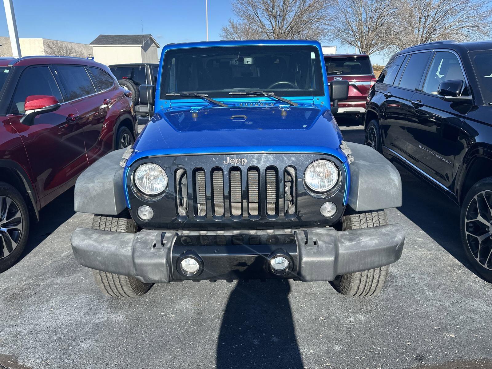 Used 2016 Jeep Wrangler Willys Wheeler with VIN 1C4AJWAG0GL172148 for sale in Springfield, TN