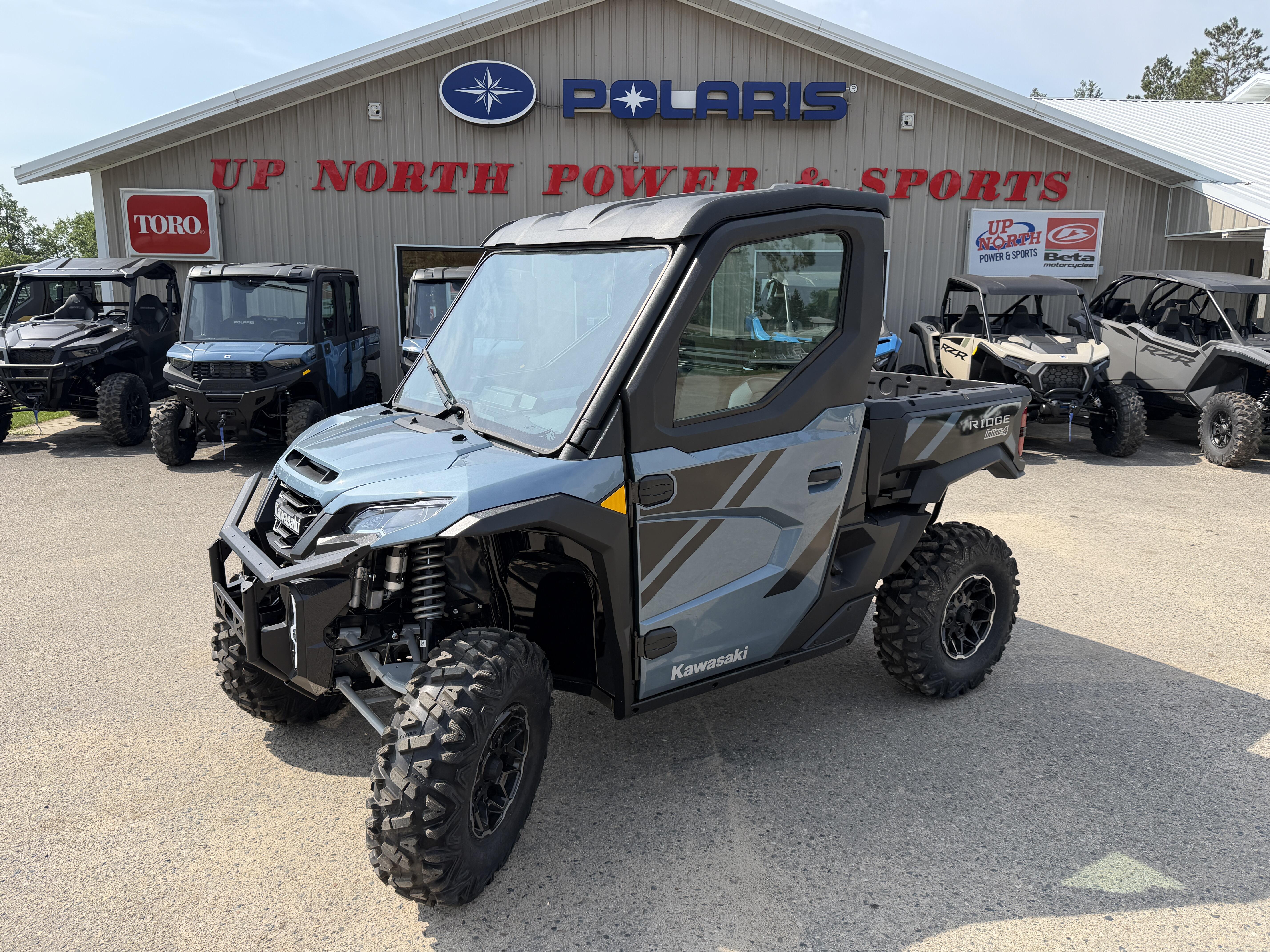 2026 Kawasaki Ridge hvac metallic bluish gray