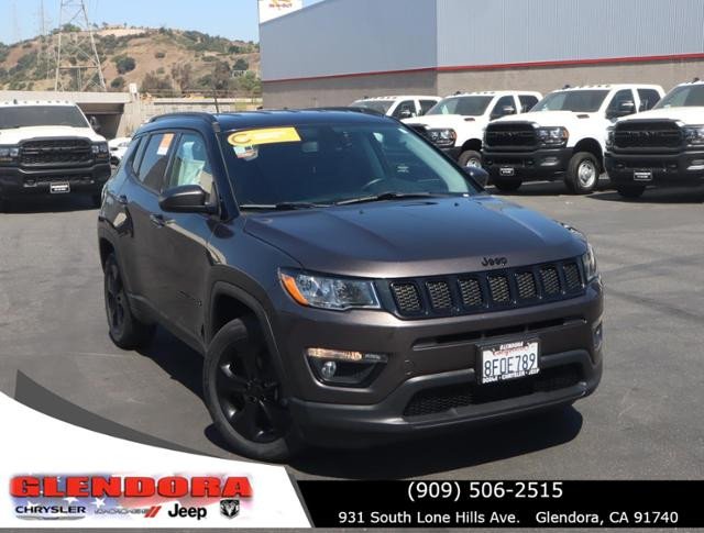 Certified 2018 Jeep Compass Altitude with VIN 3C4NJCBB6JT488068 for sale in Glendora, CA