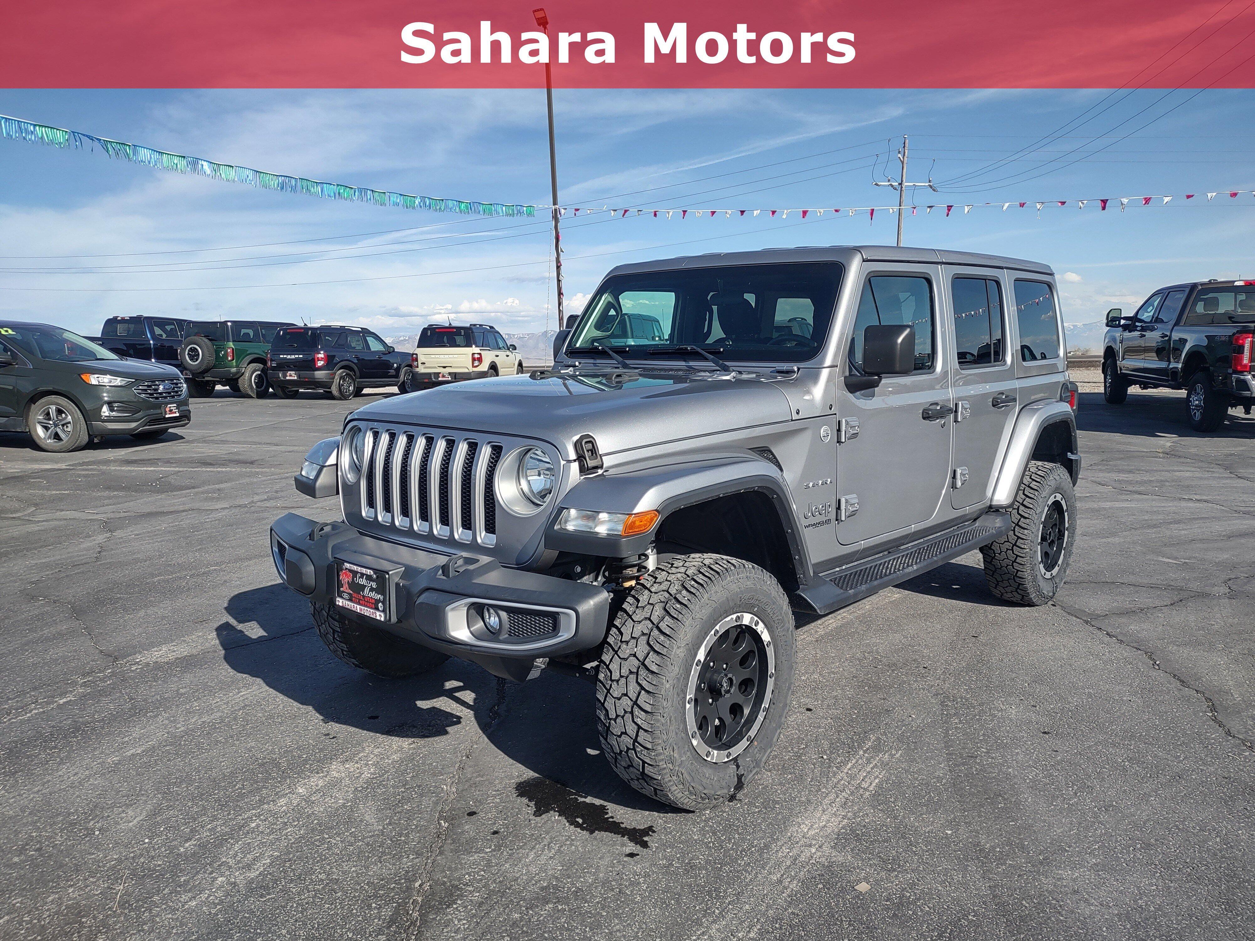 Used 2018 Jeep All-New Wrangler Unlimited Sahara with VIN 1C4HJXEN2JW176012 for sale in Delta, UT