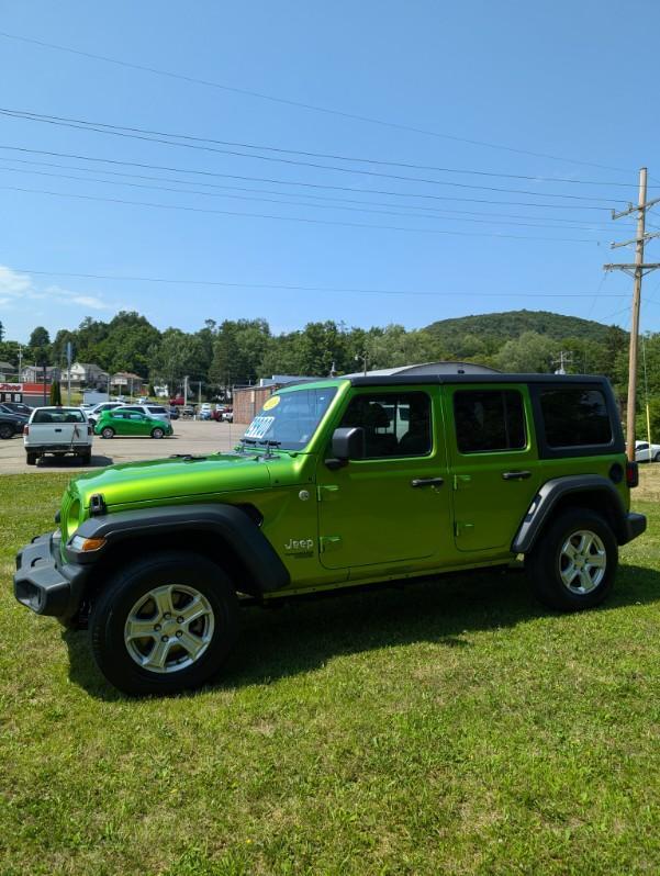 Used 2019 Jeep Wrangler Unlimited Sport S with VIN 1C4HJXDN1KW618894 for sale in Towanda, PA