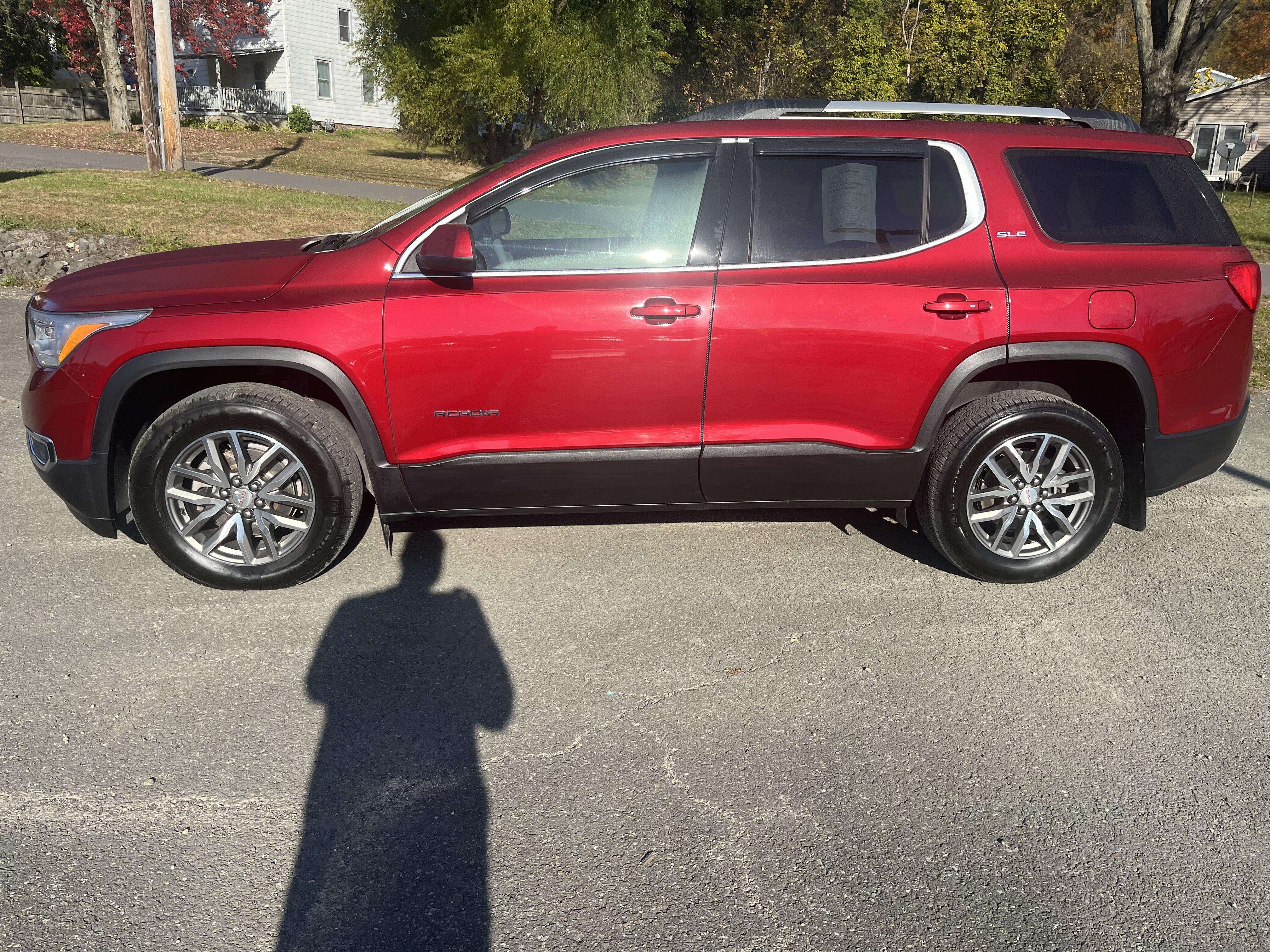 Used 2019 GMC Acadia SLE-2 with VIN 1GKKNSLS9KZ251461 for sale in Towanda, PA