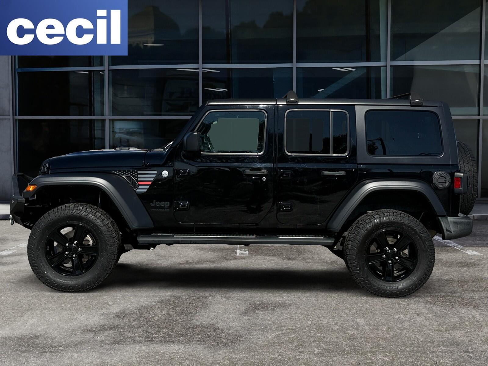 Used 2019 Jeep Wrangler Unlimited Altitude with VIN 1C4HJXDG7KW612454 for sale in Burnet, TX