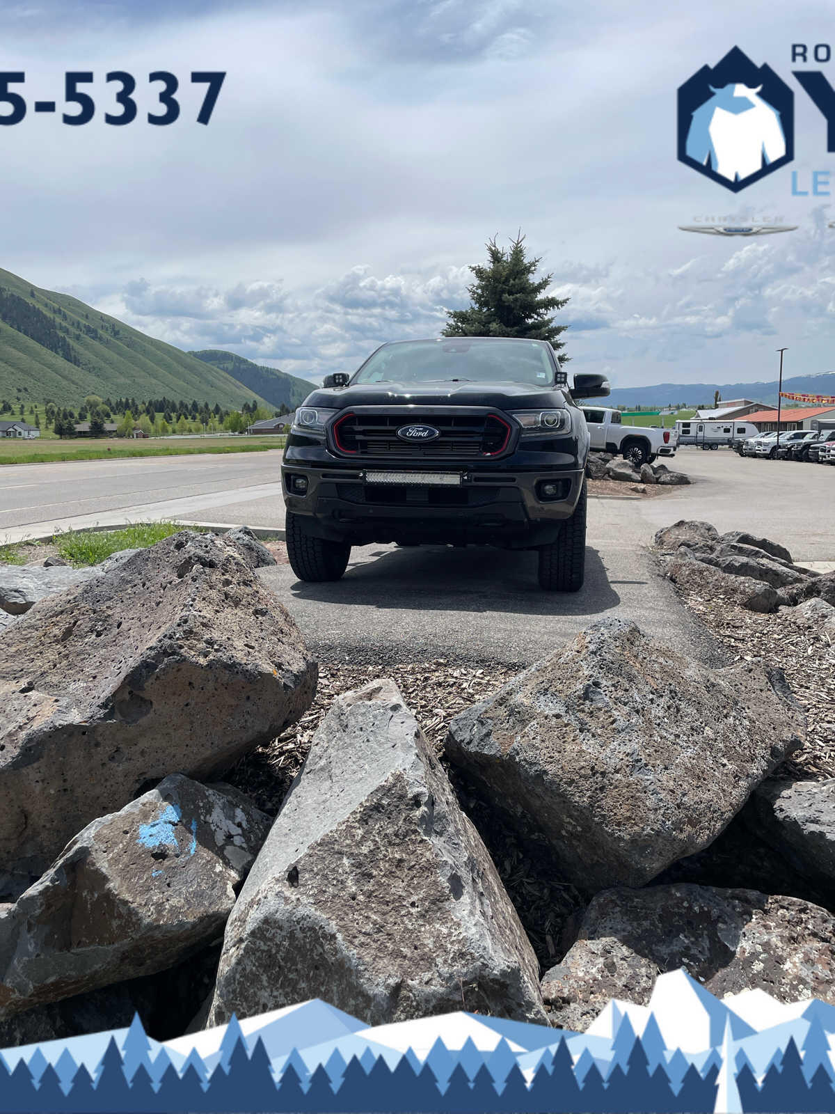 Used 2022 Ford Ranger Lariat with VIN 1FTER4FH2NLD03450 for sale in Jackson, WY