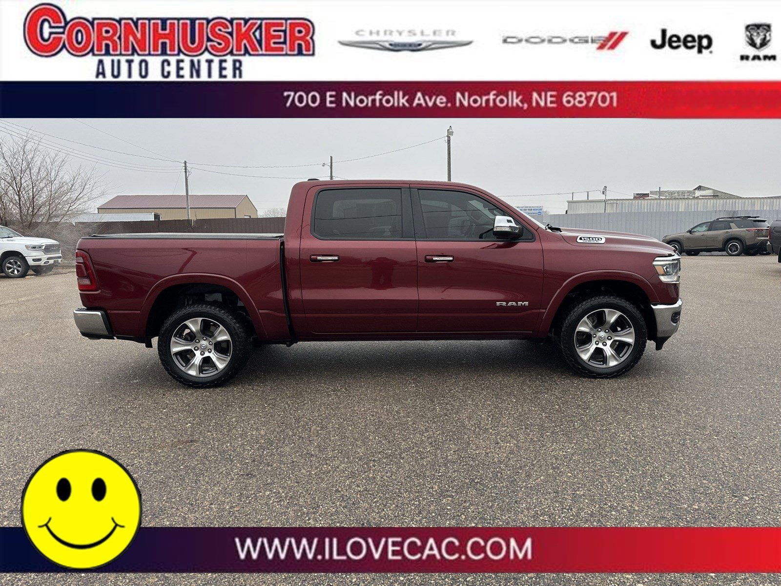 Used 2019 RAM Ram 1500 Pickup Laramie with VIN 1C6SRFJT7KN511339 for sale in Norfolk, NE