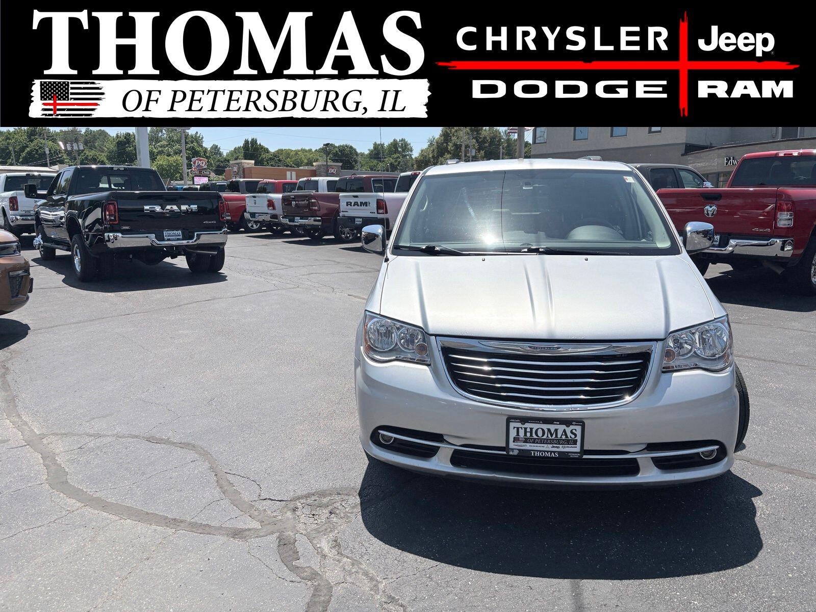 Used 2012 Chrysler Town & Country Touring-L with VIN 2C4RC1CG8CR269550 for sale in Petersburg, IL
