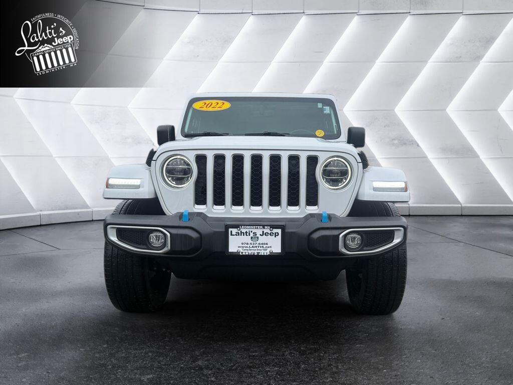 Used 2022 Jeep Wrangler Unlimited Sahara 4XE with VIN 1C4JJXP66NW280712 for sale in Leominster, MA