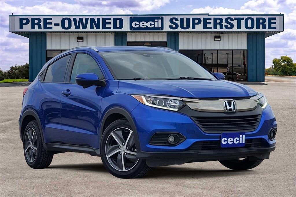 Used 2022 Honda HR-V EX with VIN 3CZRU5H50NM738243 for sale in Uvalde, TX