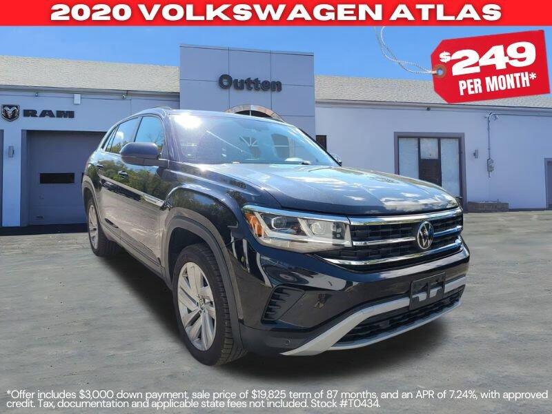 Used 2020 Volkswagen Atlas Cross Sport SE w/Tech with VIN 1V26C2CA4LC206912 for sale in Tamaqua, PA