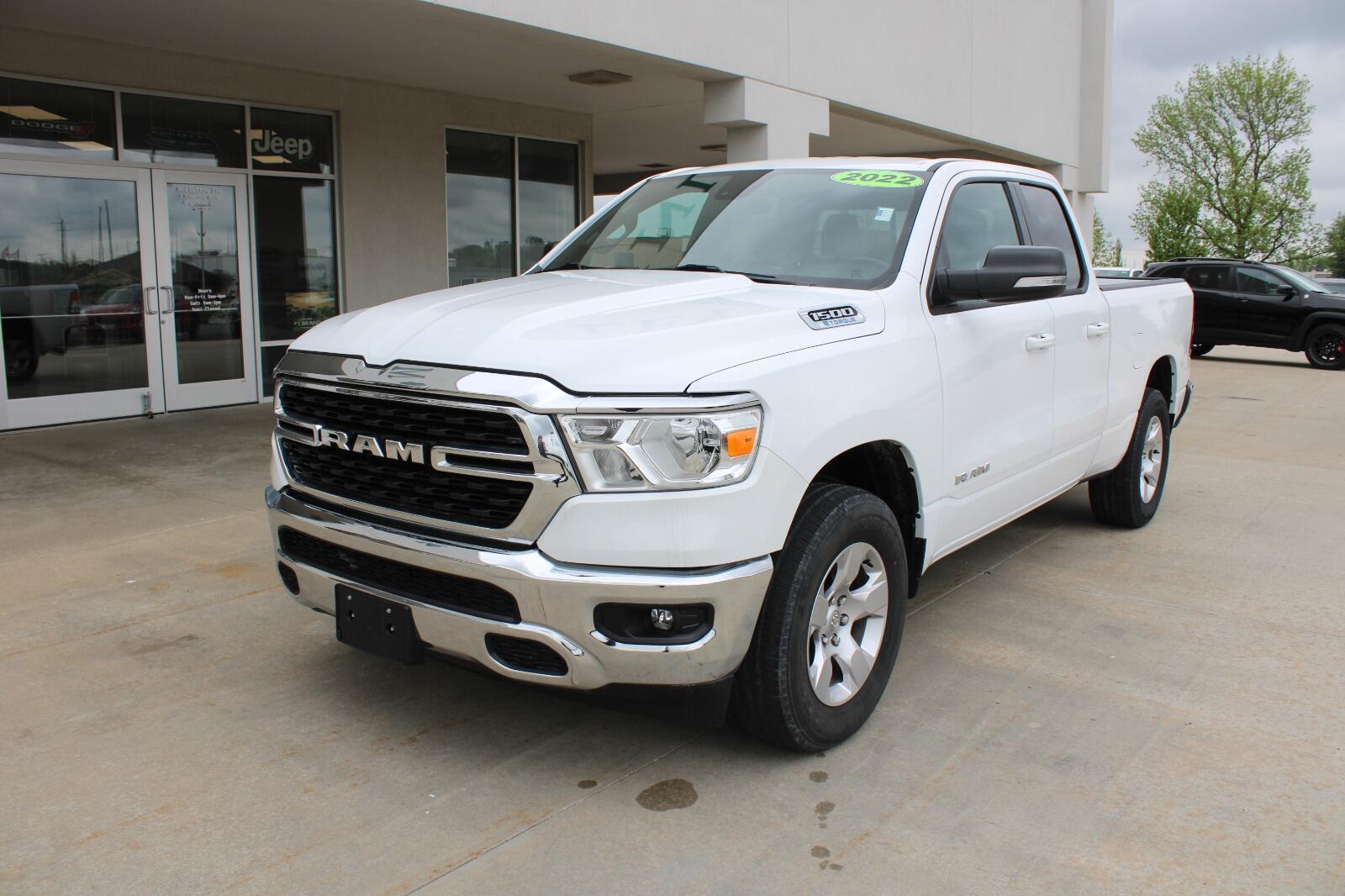 Certified 2022 RAM Ram 1500 Pickup Big Horn/Lone Star with VIN 1C6RRFBG0NN395745 for sale in Highland, IL