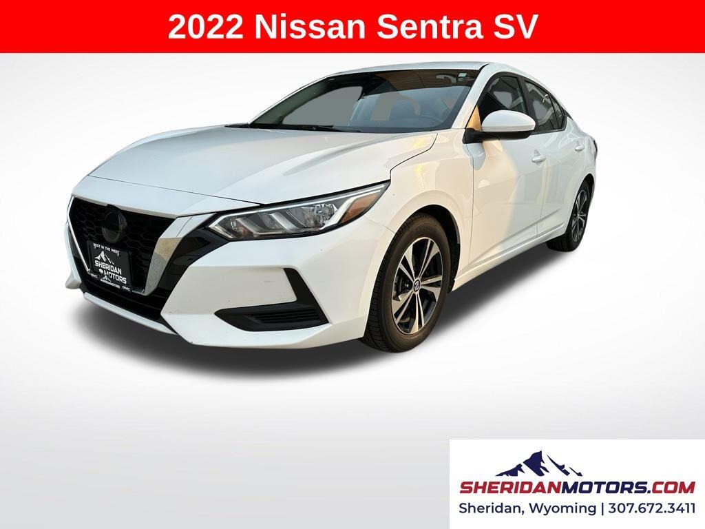 Used 2022 Nissan Sentra SV with VIN 3N1AB8CVXNY270227 for sale in Sheridan, WY