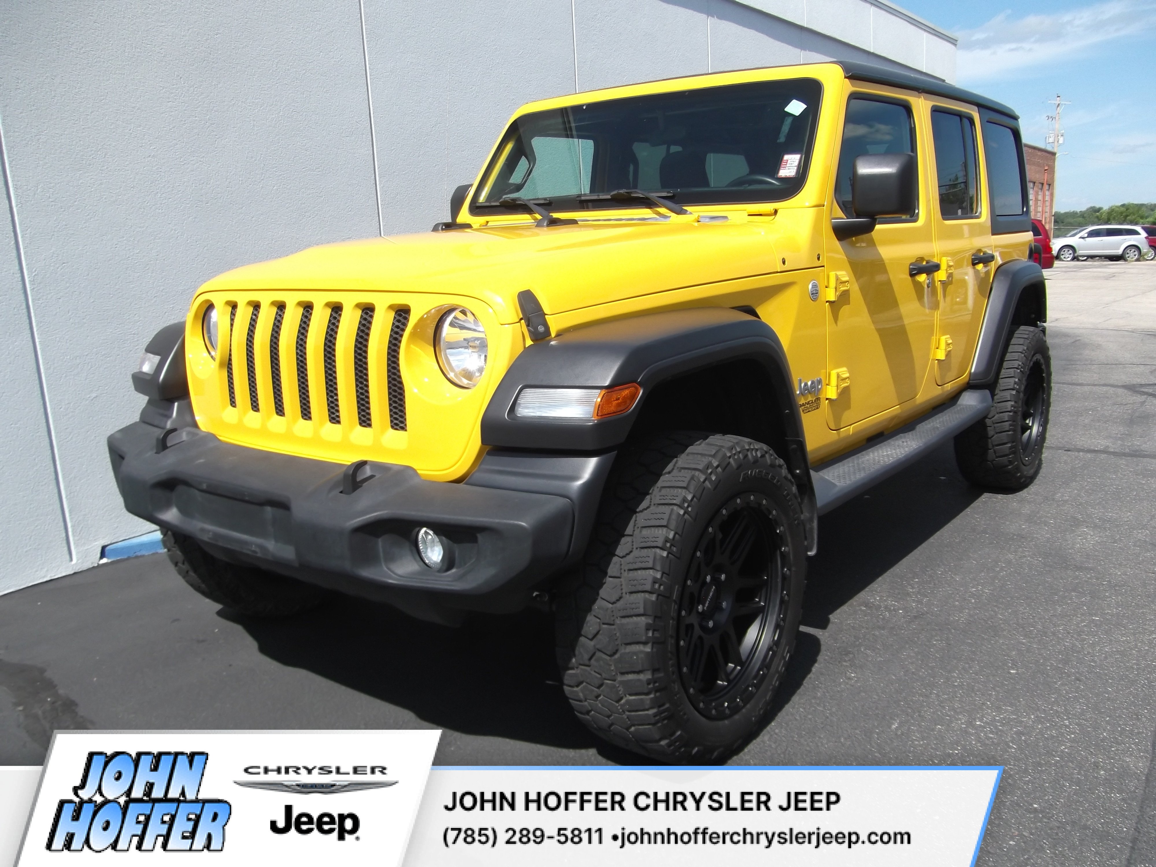 Used 2020 Jeep Wrangler Unlimited Sport S with VIN 1C4HJXDG5LW164197 for sale in Kansas City