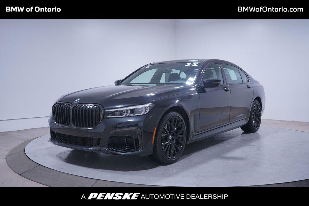 Used 2022 BMW 7 Series 740i with VIN WBA7T2C02NCJ73535 for sale in Ontario, CA