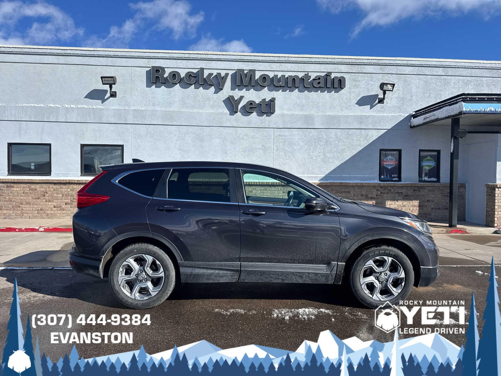 Used 2017 Honda CR-V EX-L with VIN 2HKRW2H86HH637789 for sale in Jackson, WY