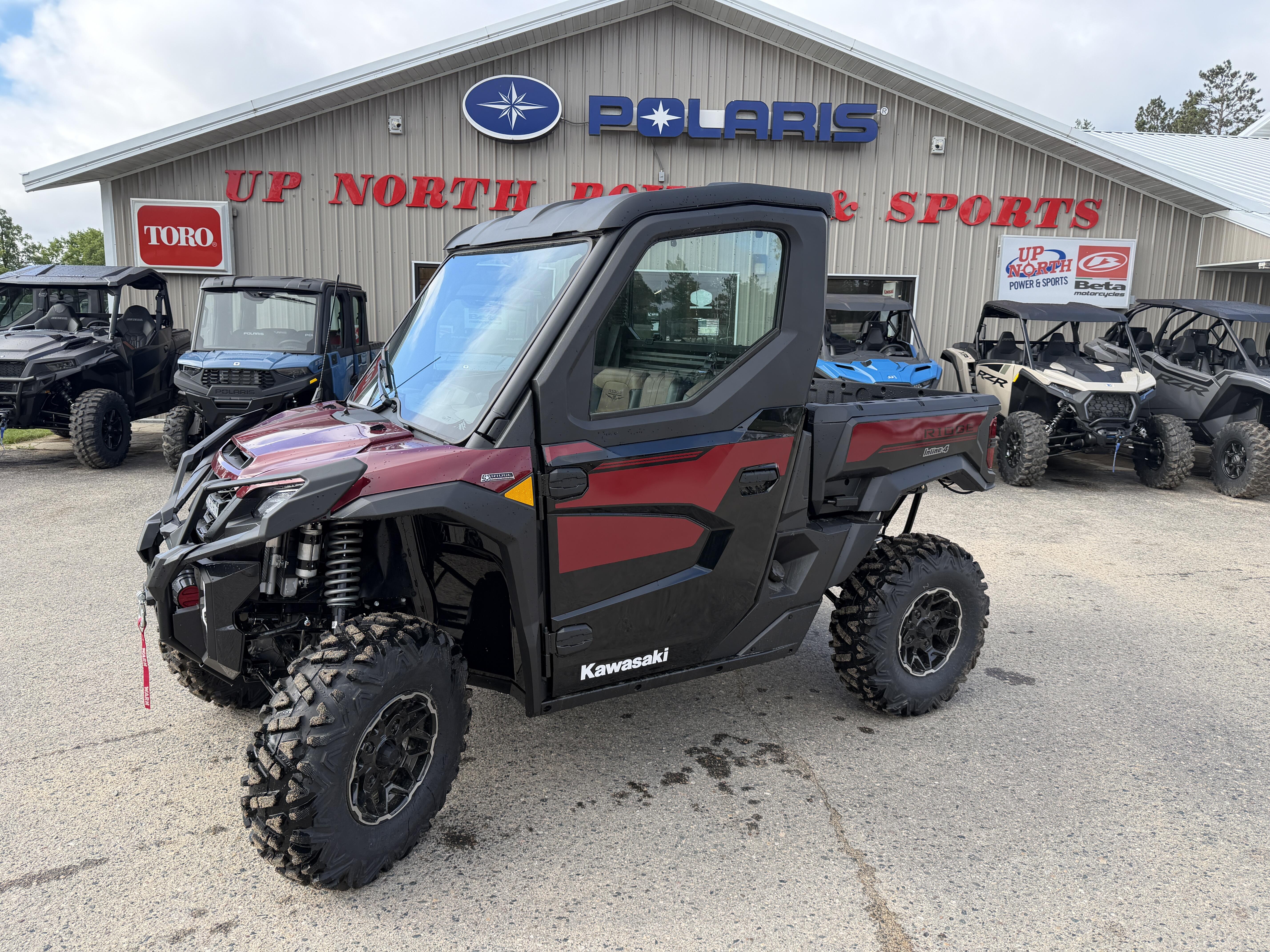2026 Kawasaki Ridge platinum ranch edition hvac metallic deep redebony