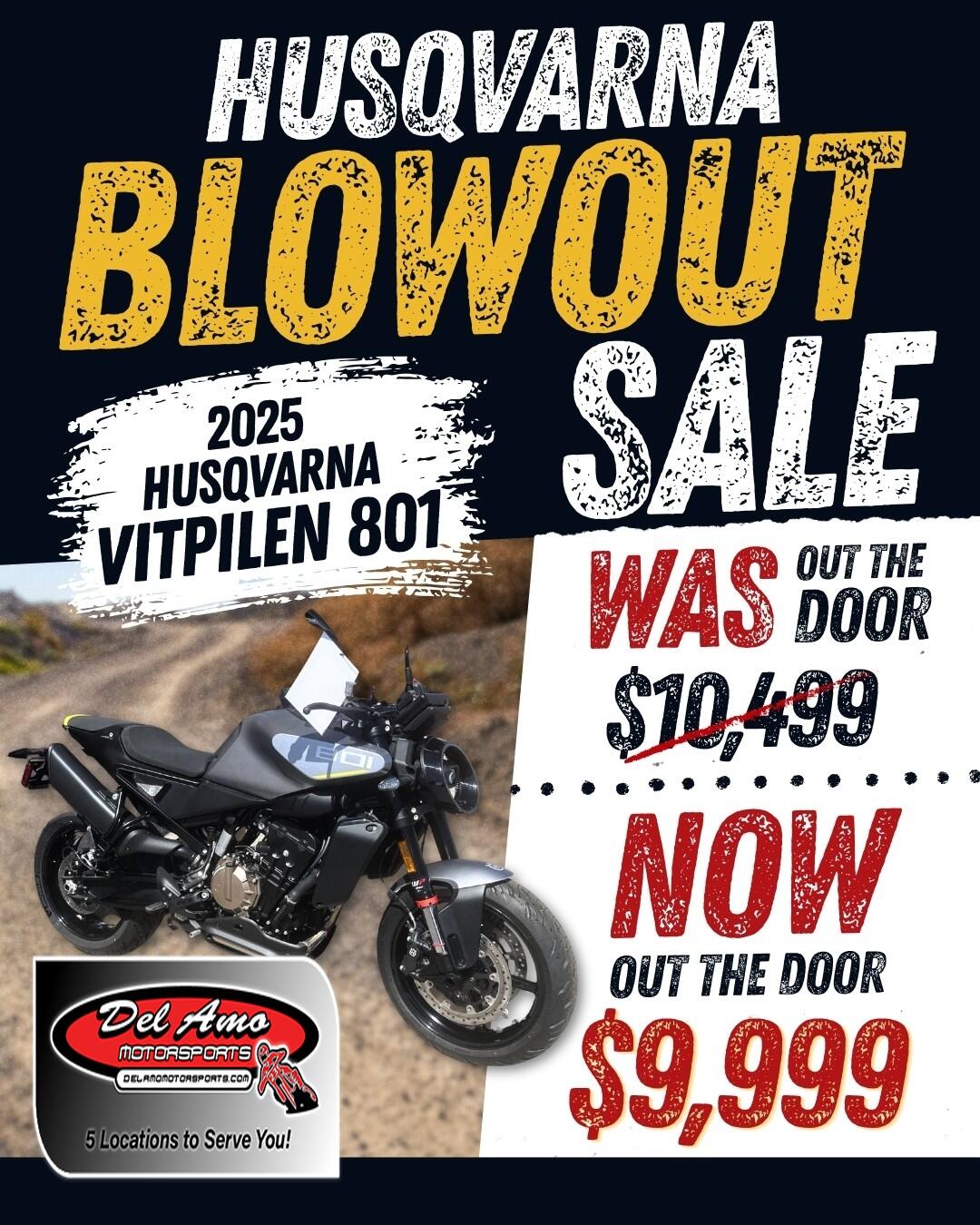 2025 Husqvarna VITPILEN 801