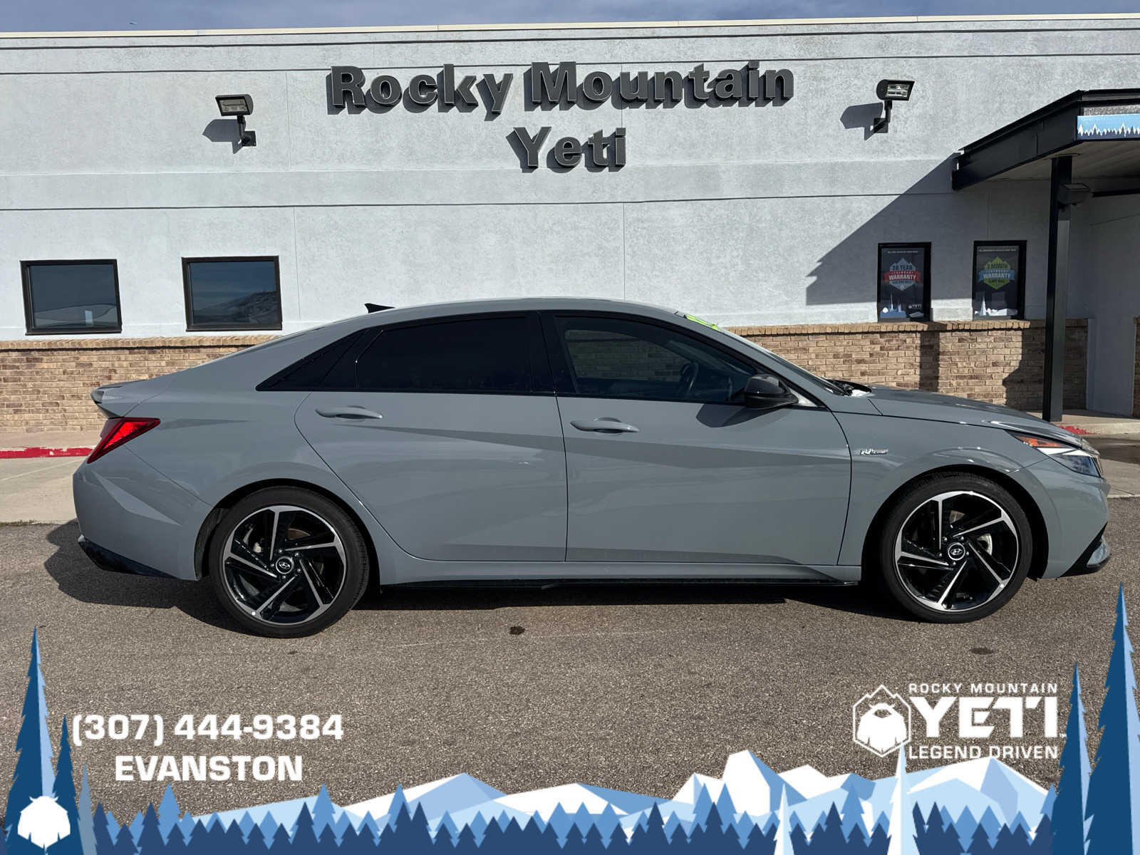 Used 2023 Hyundai Elantra N Line with VIN KMHLR4AF0PU452767 for sale in Jackson, WY